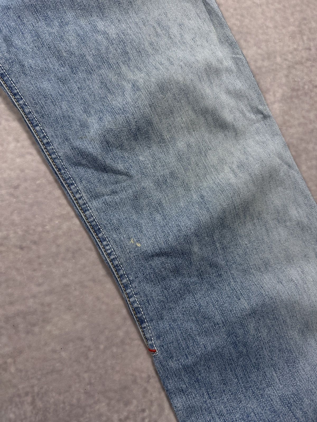 Ecko Unltd. Vintage LGB Style Ecko Unltd Red Flared Distressed Jeans Size US 30 / EU 46 - 6 Thumbnail