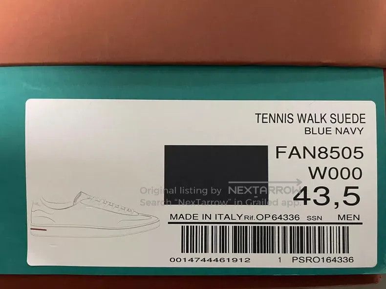Loro Piana LORO PIANA Tennis Walk Round Toe Fashion Lacing Casual Low Size US 10.5 / EU 43-44 - 9 Thumbnail