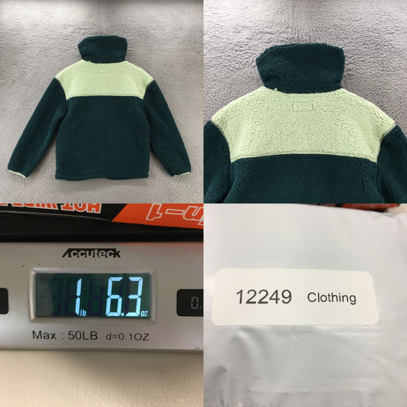 Vintage VINTAGE? Universal Thread Sherpa Anorak Teddy Jacket Womens XS Green Full Zip Long Sleeve Size XS / US 0-2 / IT 36-38 - 8 Thumbnail