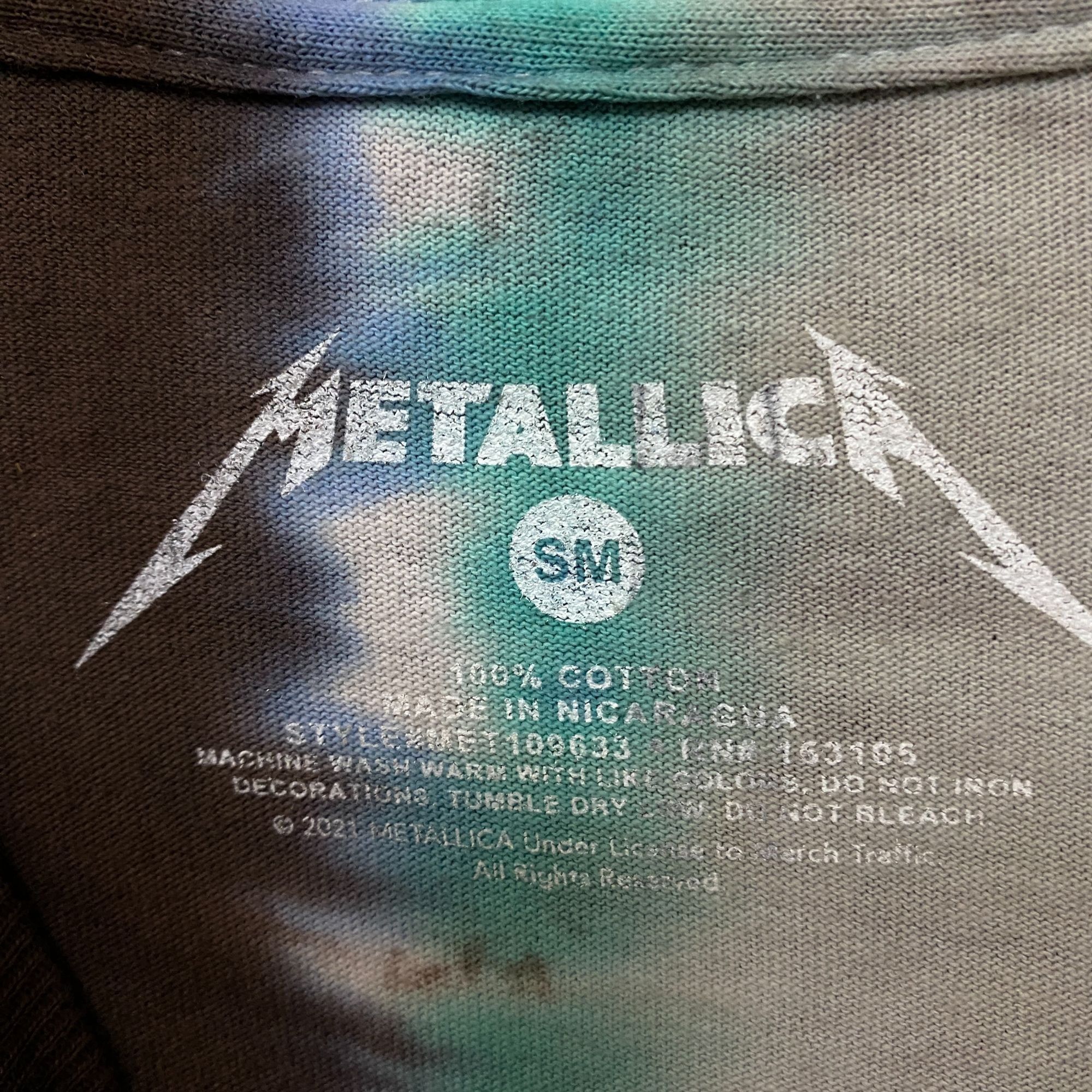 Metallica Metallica Split Dye Rock tie dye L/S shirt size small Size US S / EU 44-46 / 1 - 4 Thumbnail