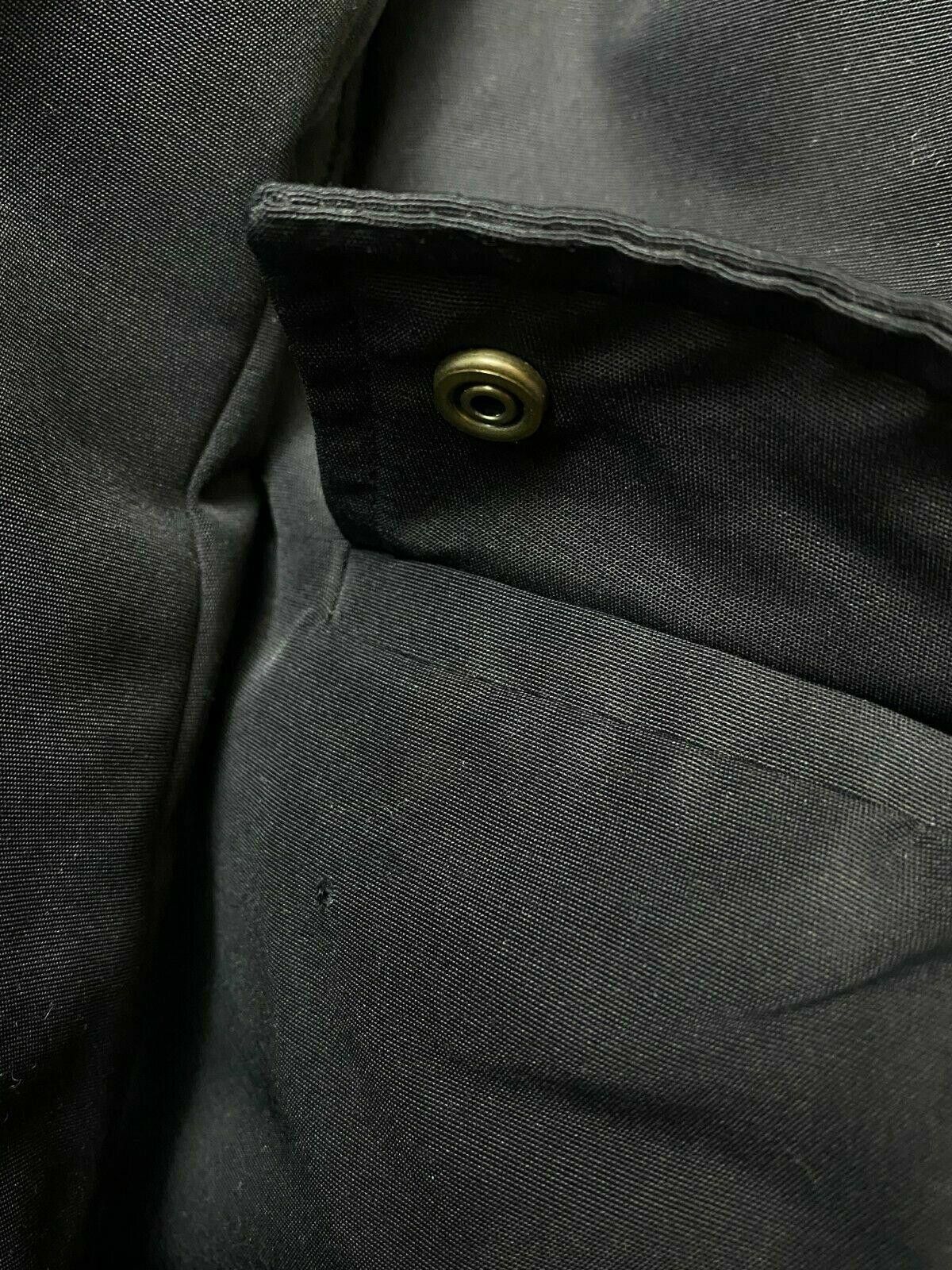 Designer Weekend Max Mara Black Full Zip Nylon Coat Jacket Size 38 Size M / US 6-8 / IT 42-44 - 5 Thumbnail