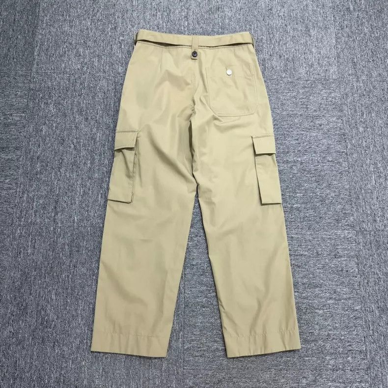 Dior Dior Khaki belted workwear pants 2505-Nextarrow Size 26" / US 2 / IT 38 - 2 Thumbnail