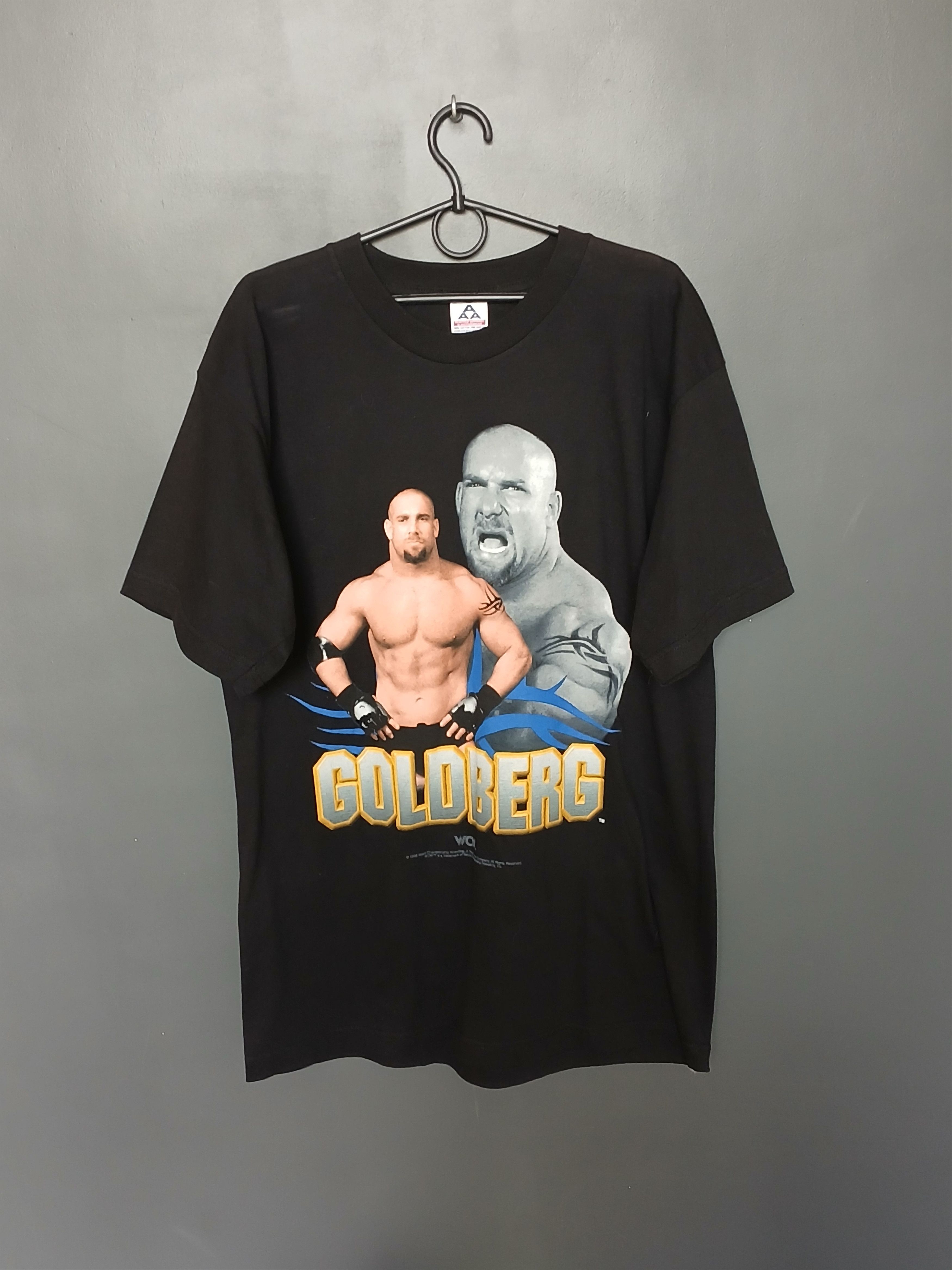 Vintage × WWE × WWF Vintage 1998 WCW Goldberg Wrestling T-Shirt Size US L / EU 52-54 / 3 - 1 Thumbnail