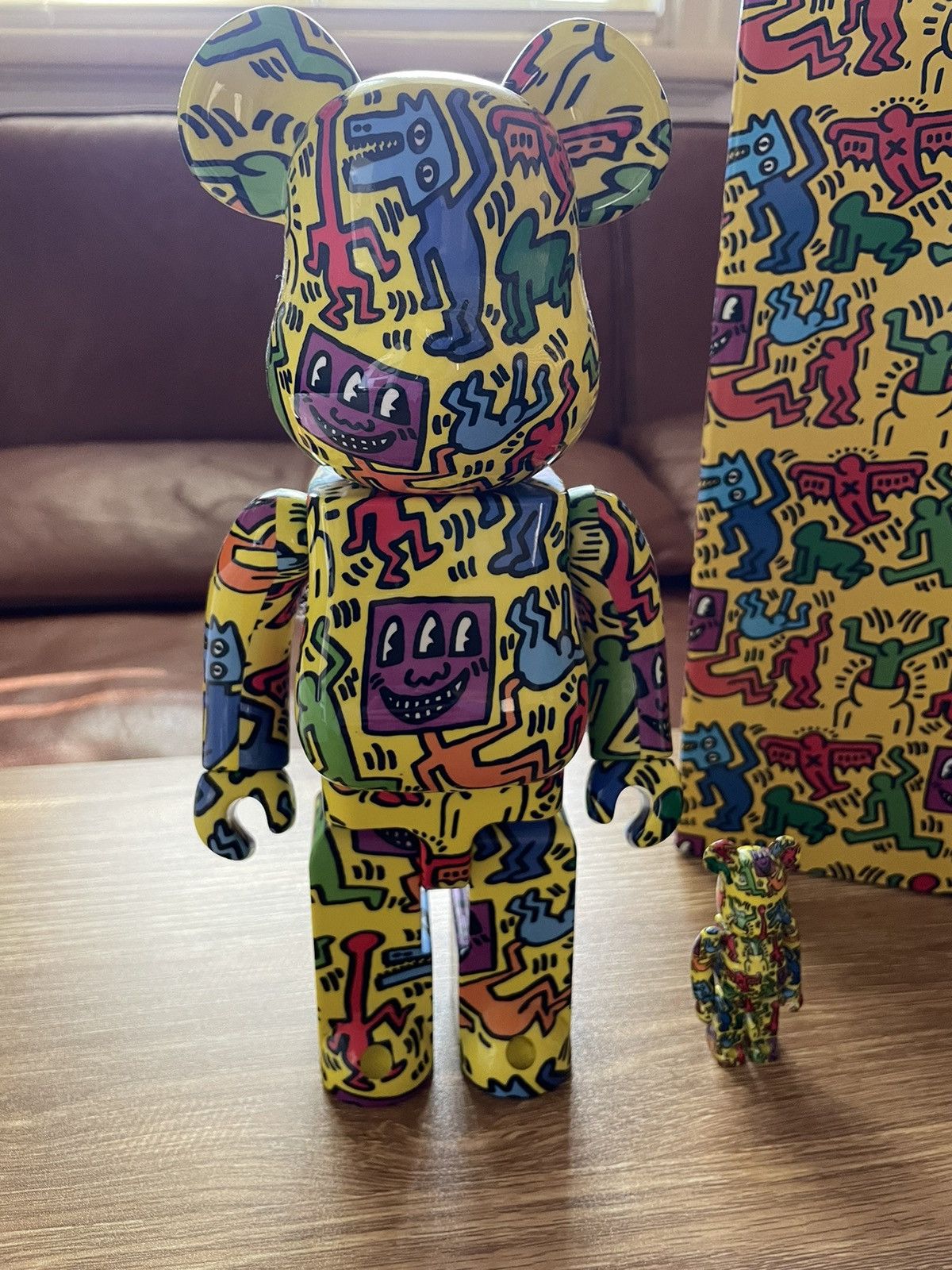 Keith Haring Bearbrick x Keith Hearing 400% 100% set Size ONE SIZE - 2 Thumbnail