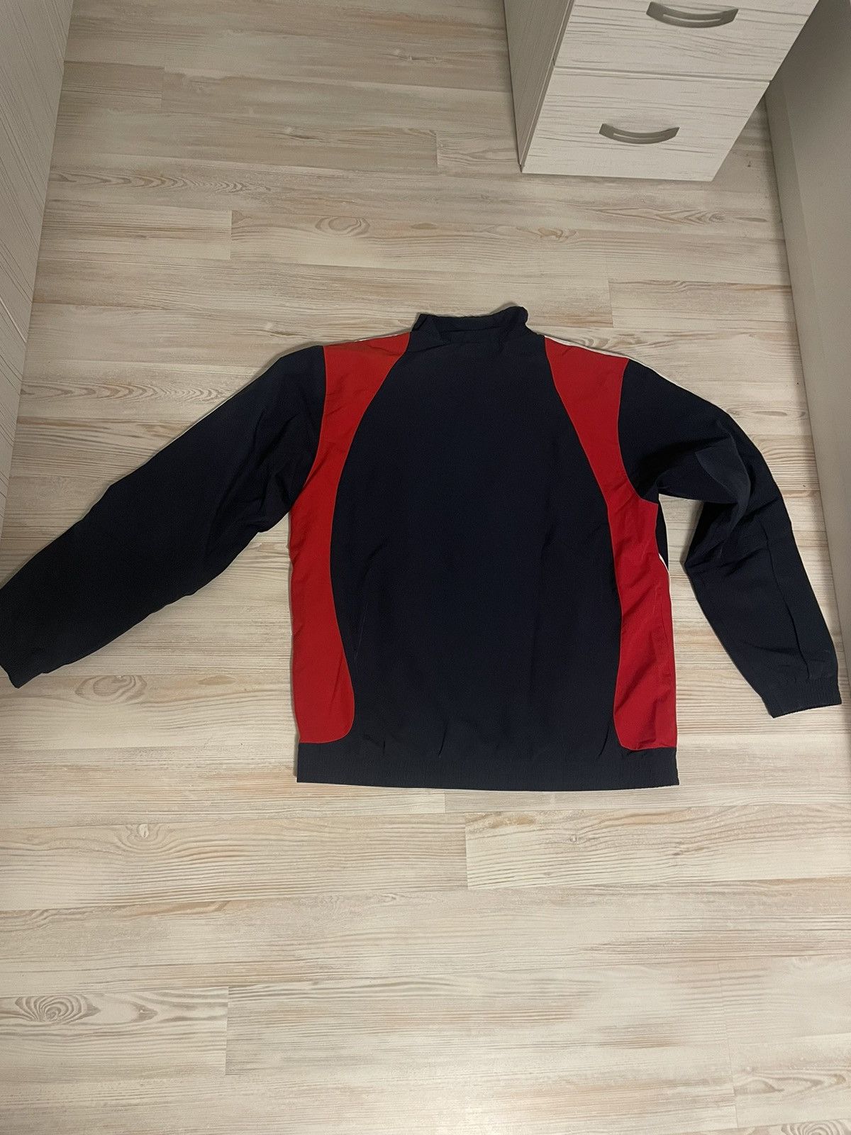 Adidas Retro Adidas red/navy track jacket size L Size US L / EU 52-54 / 3 - 9 Thumbnail