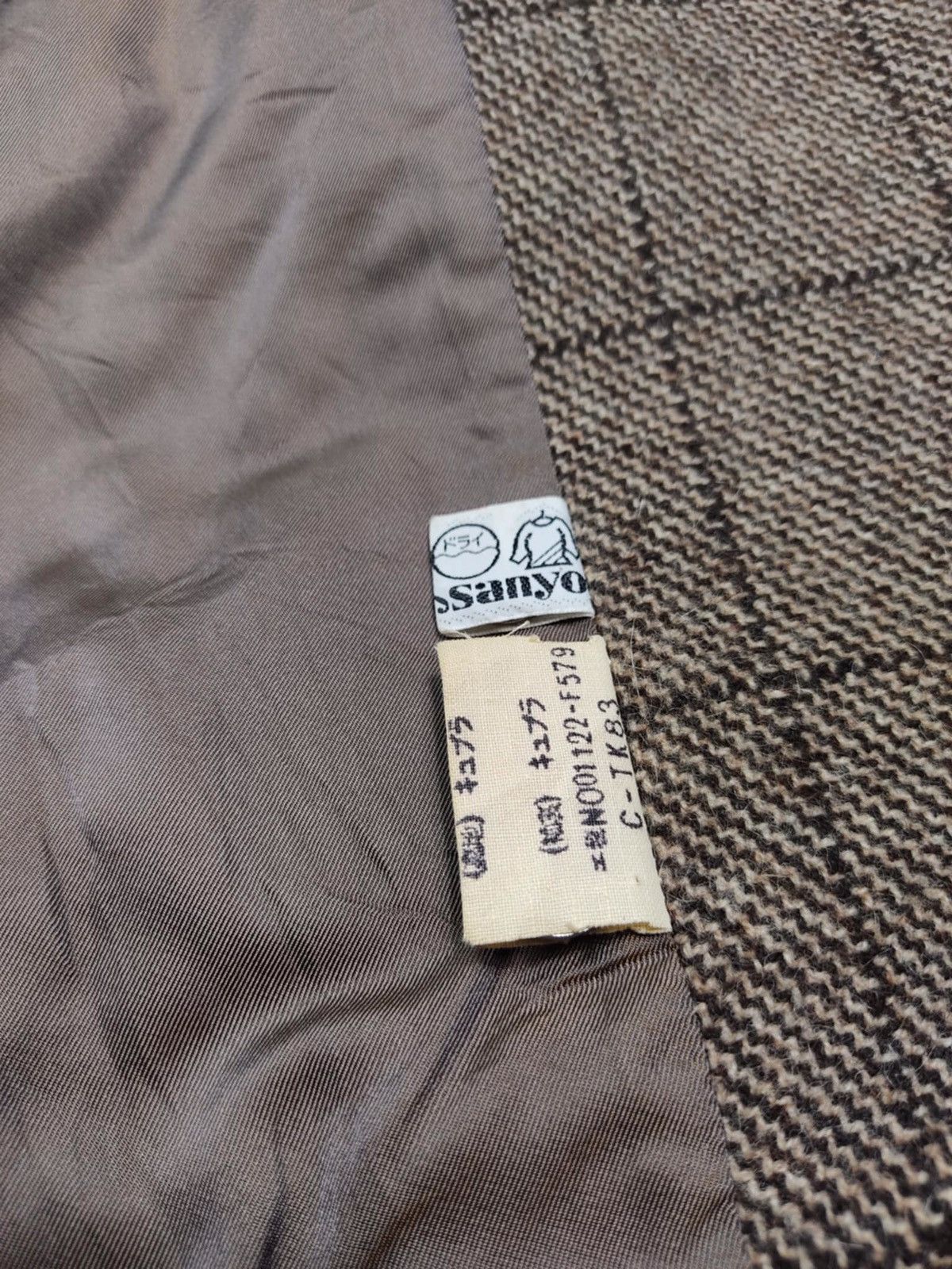 Burberry Vintage 80s BURBERRYS Nova Check Wool Trench Coat Size US XL / EU 56 / 4 - 8 Thumbnail