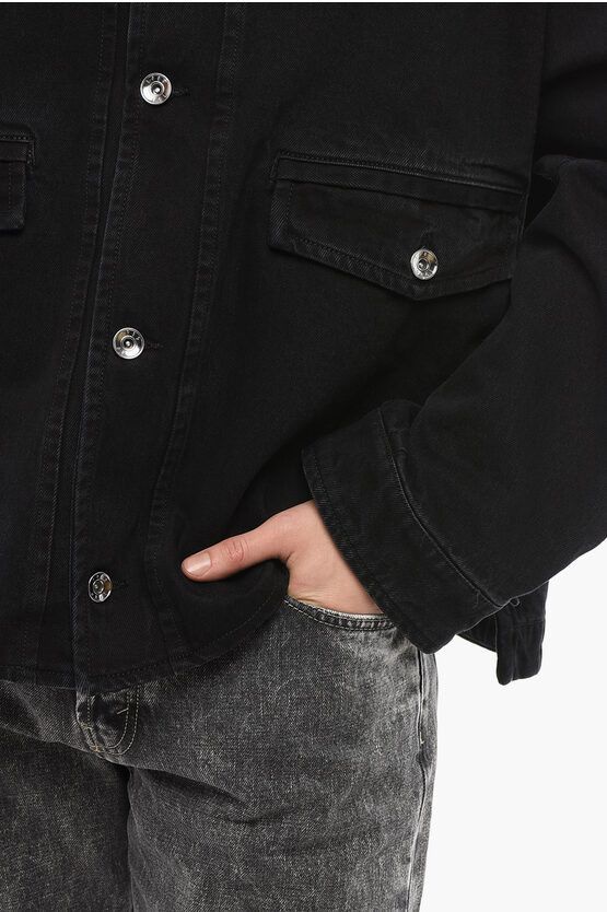 1989 STUDIO o1y0525 Denim Jacket in Black Size US L / EU 52-54 / 3 - 2 Thumbnail