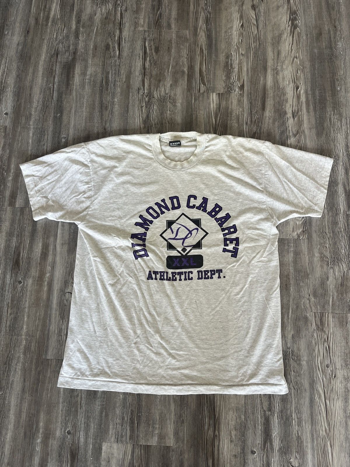 Vintage Vintage 90's Diamond Cabaret Strip Club Graphic Tee Size US XL / EU 56 / 4 - 1 Thumbnail