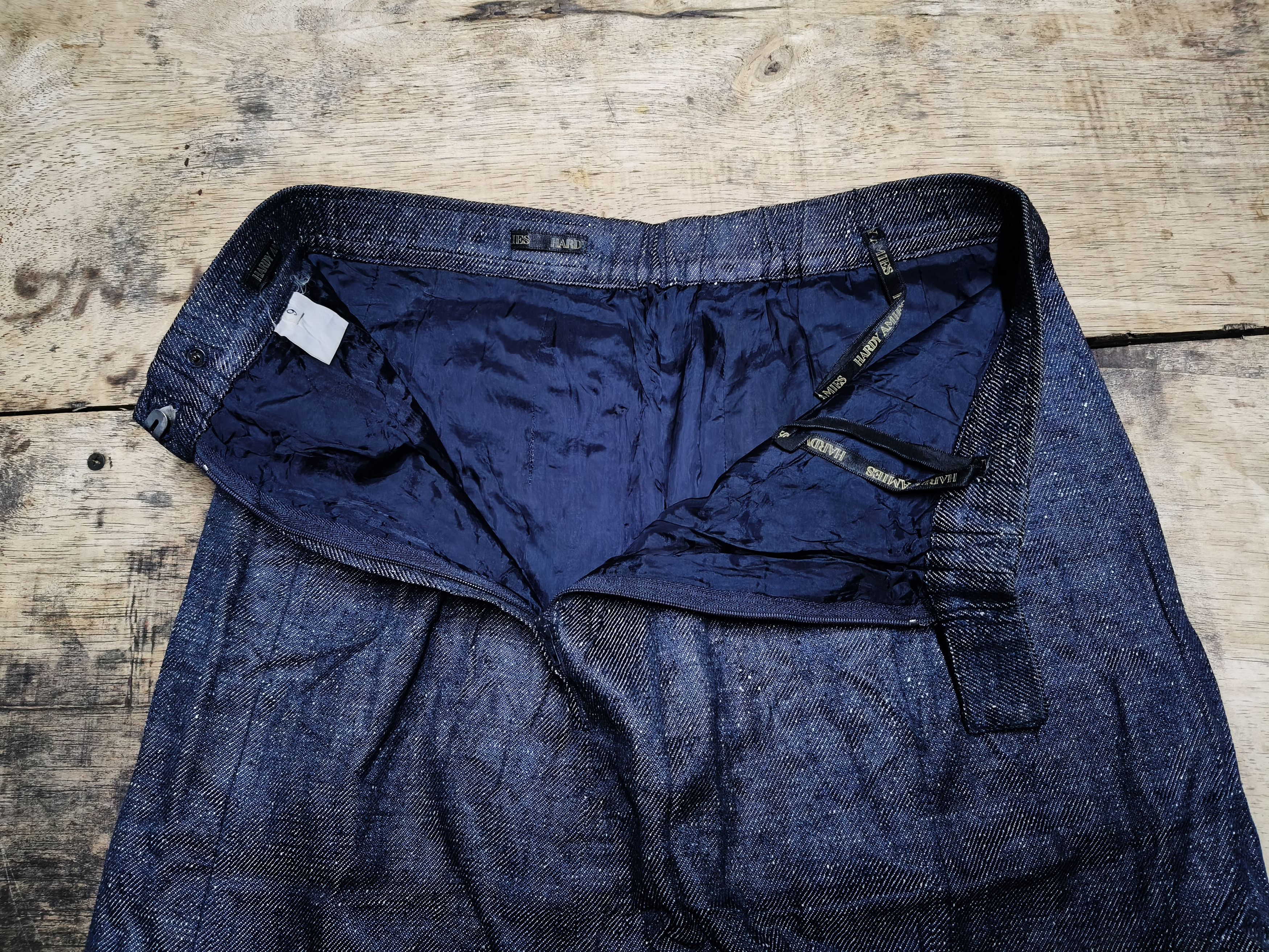 Hardy Amies Hardy Amies Denim Skirt Style Size 24" / US 00 / IT 34 - 3 Thumbnail