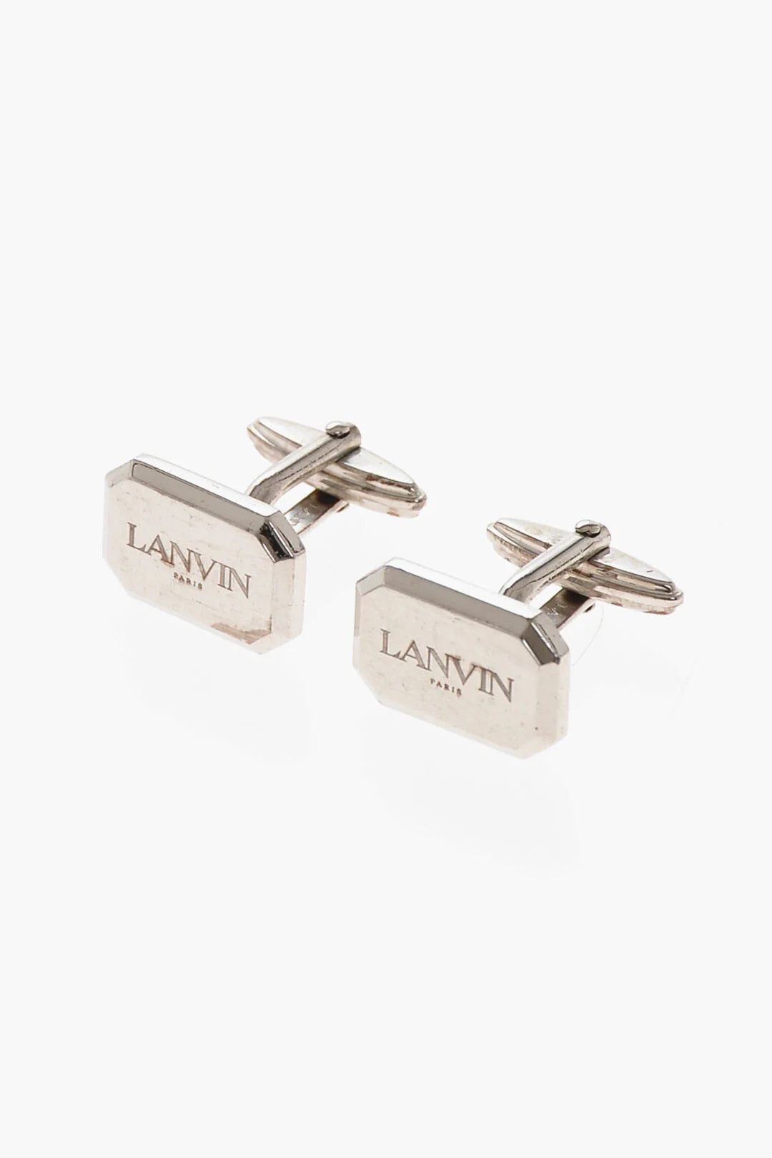 Lanvin og1mm0426 Size: OS / Logo Cufflinks in Silver Size ONE SIZE - 1 Thumbnail