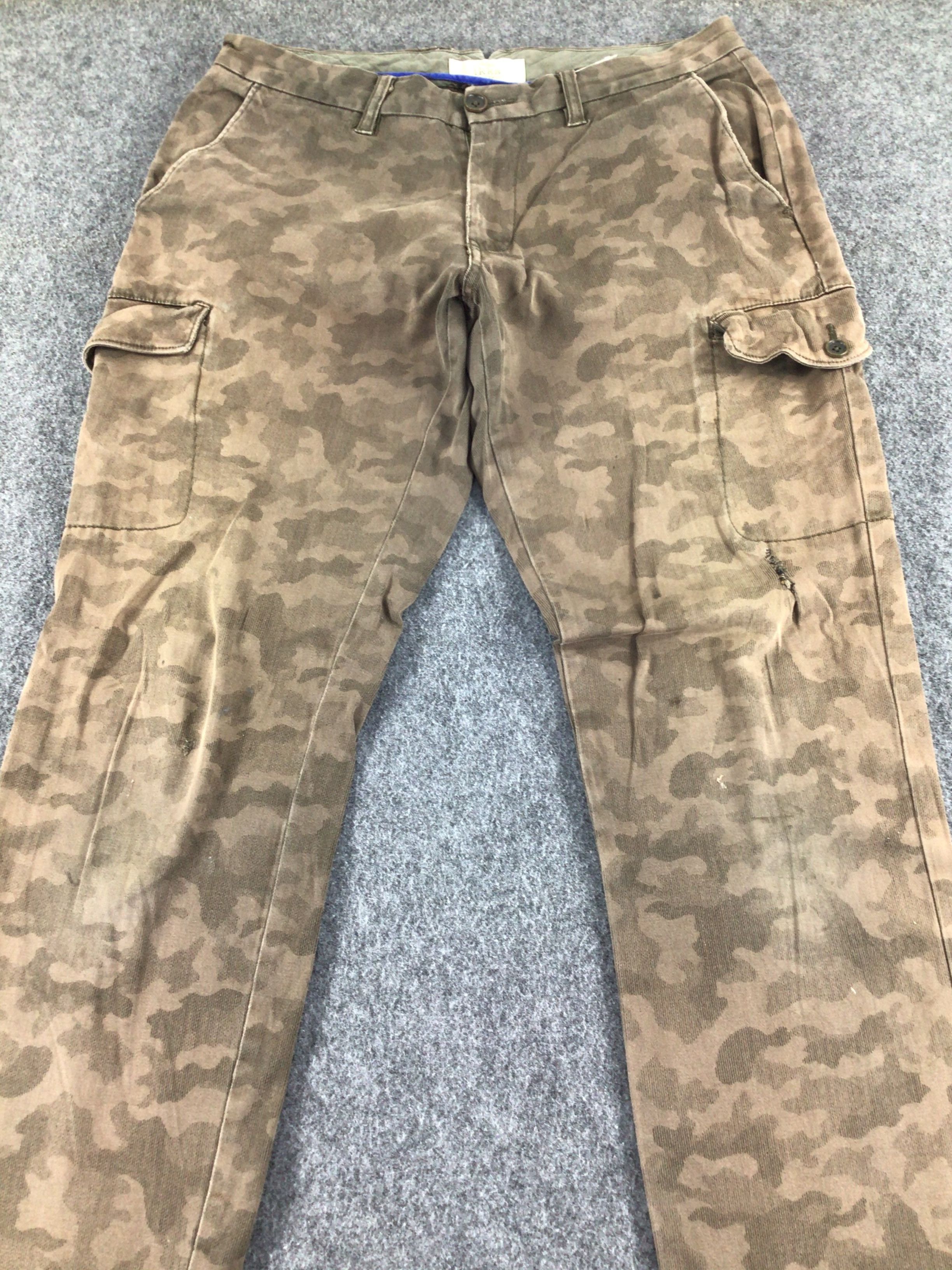 Japanese Brand IKKA Camo Multi Pocket Cargo Pant-J186 Size US 32 / EU 48 - 3 Thumbnail