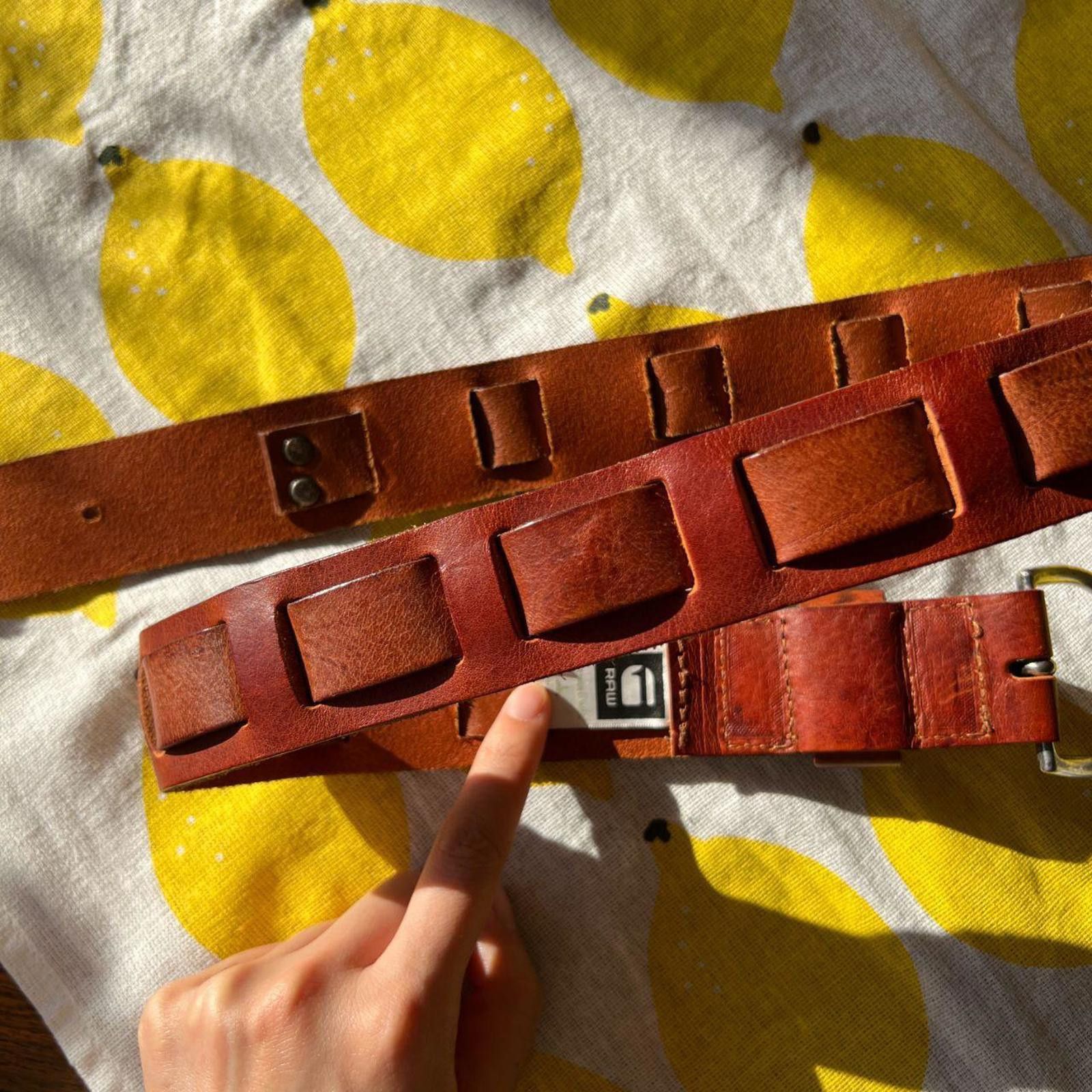 G-Star G-Star Genuine Leather Cowgirl Vibe Belt with Silver Buckle Size ONE SIZE - 6 Thumbnail