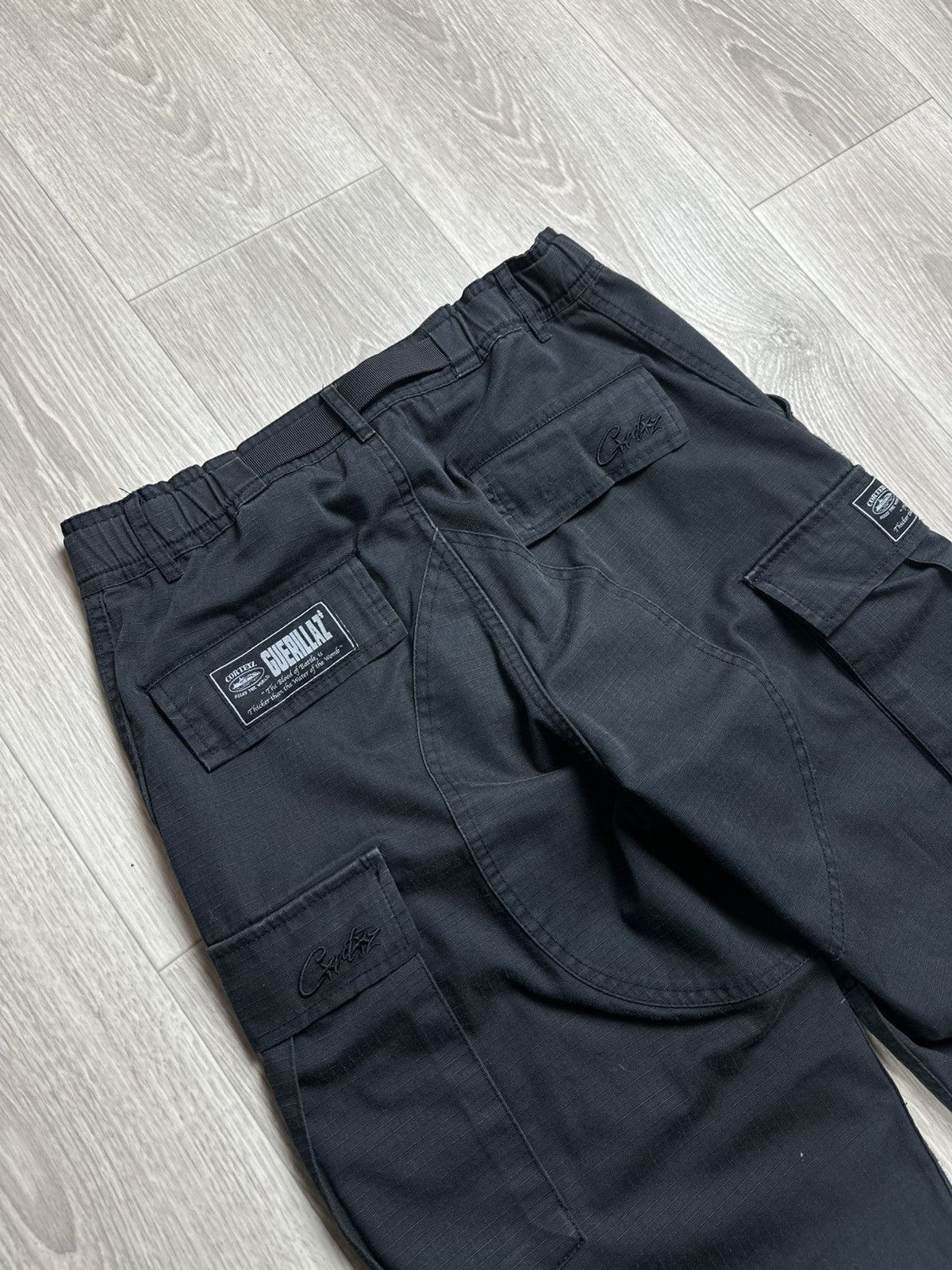 Corteiz Corteiz RTW Cargo Black Pants Size US 30 / EU 46 - 8 Thumbnail