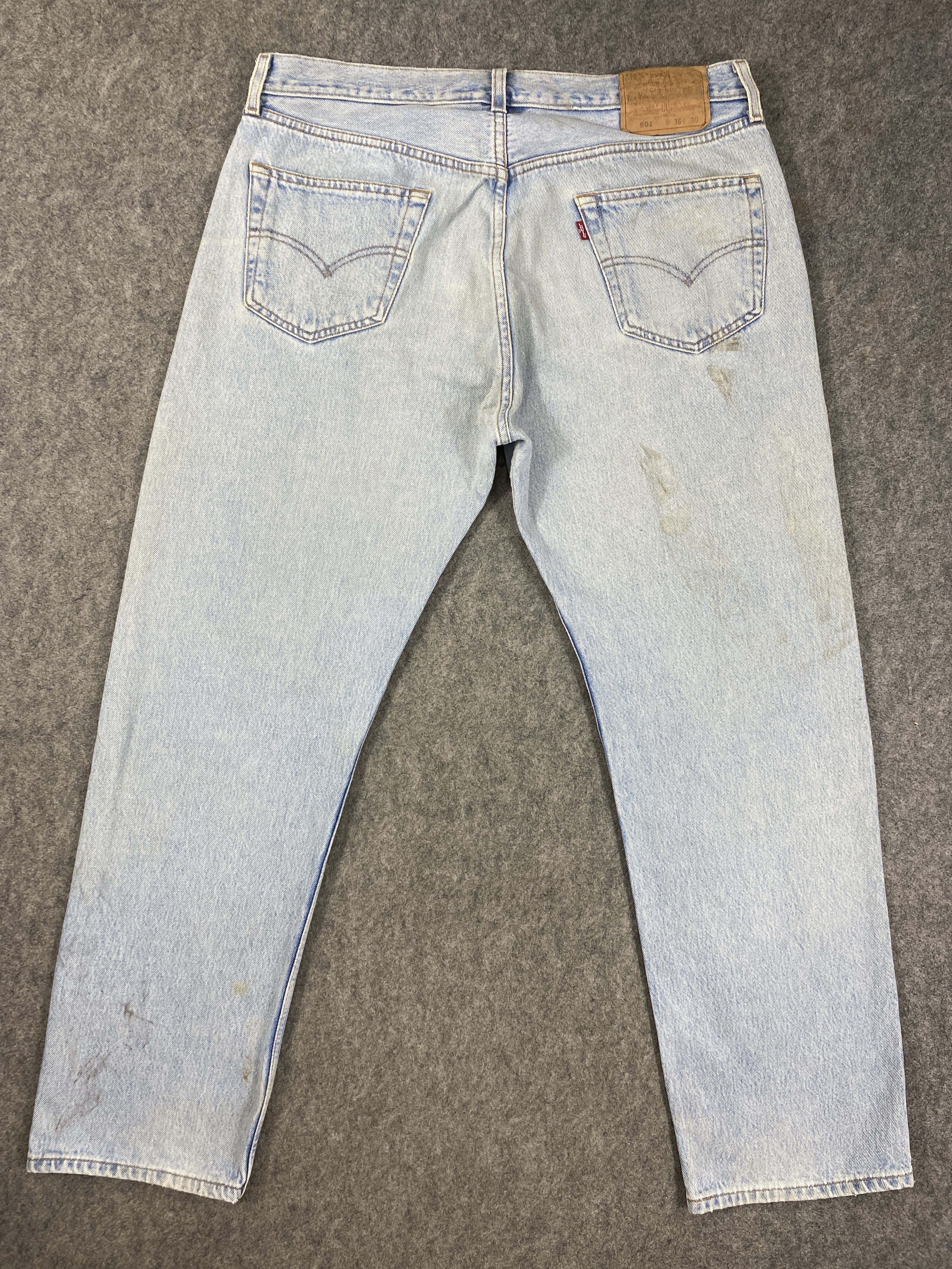 Levi's Light Blue Wash Vintage Levi's 501 36x29.5 Denim -JN2212 Size US 36 / EU 52 - 2 Thumbnail