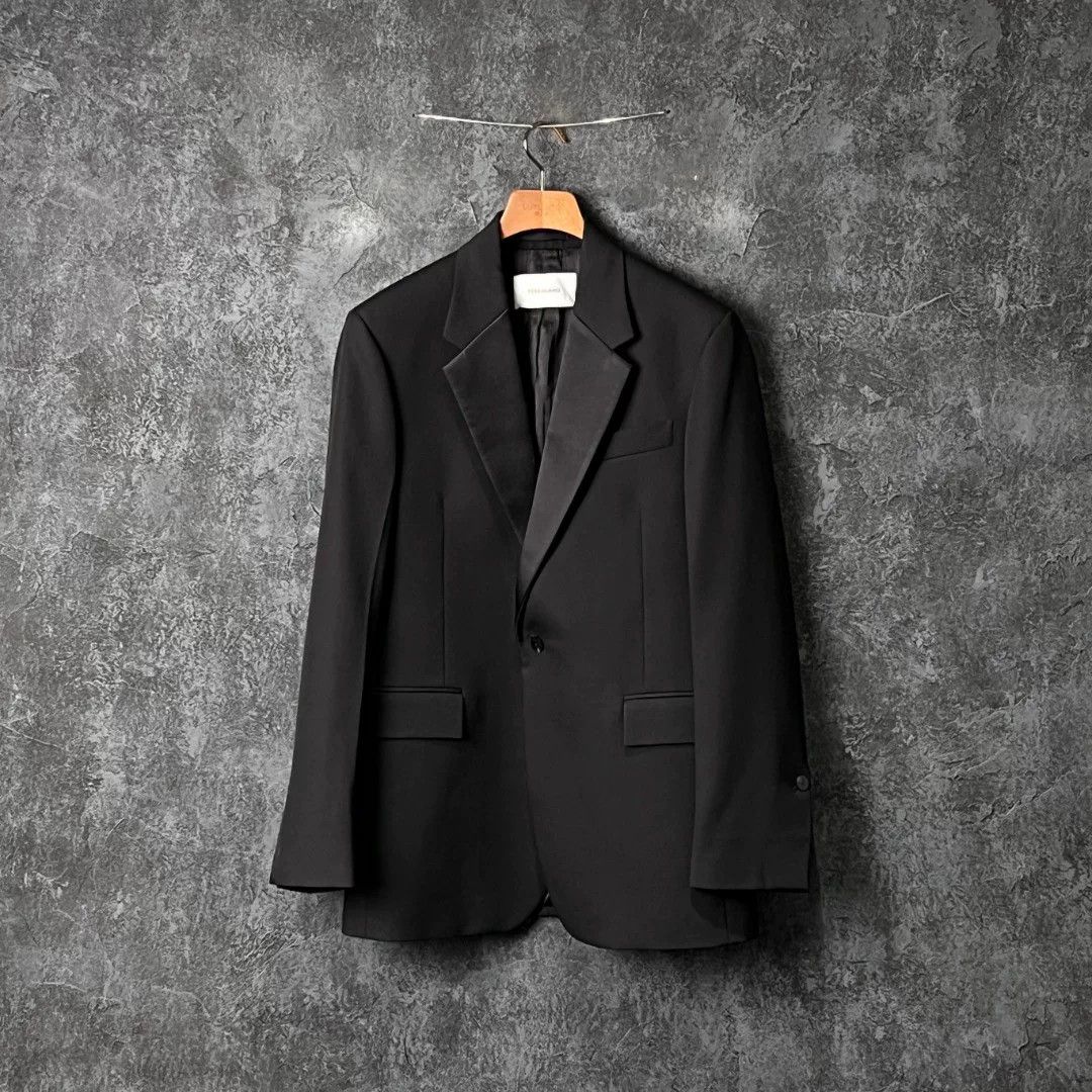 Salvatore Ferragamo Salvatore Ferragamo Wool Black Suit 40r Men Size 40R - 1 Thumbnail