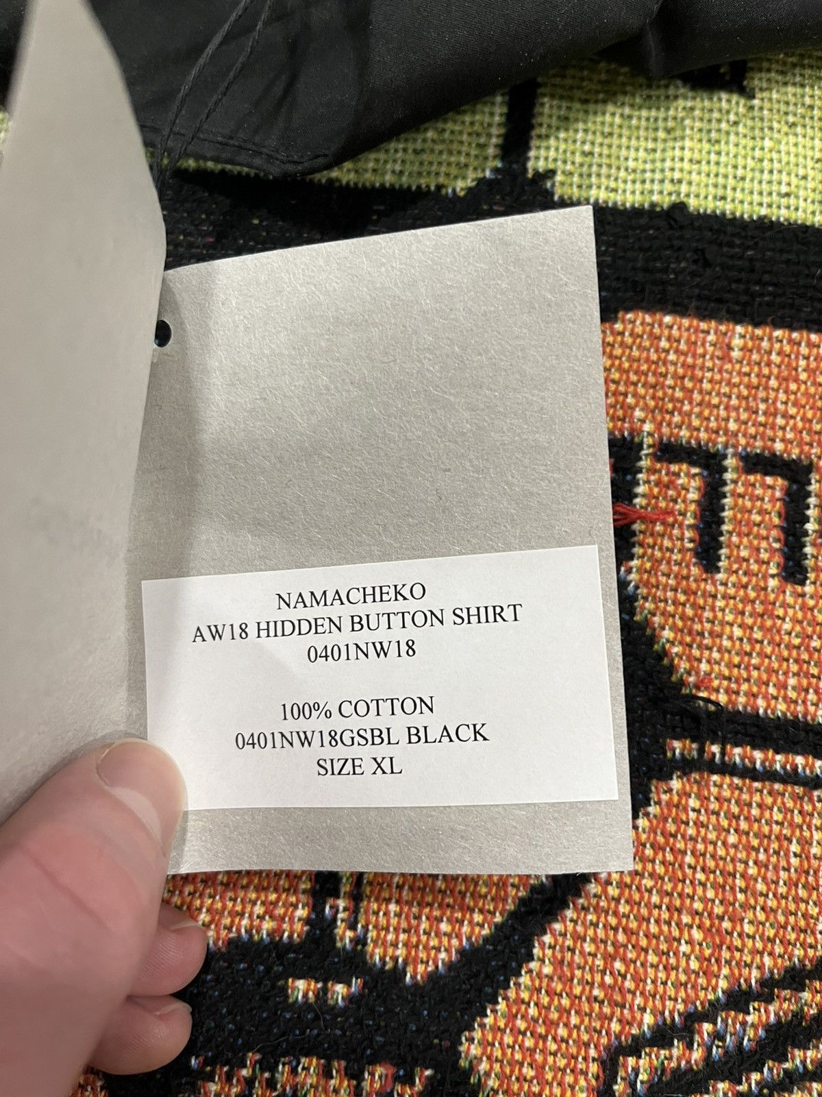 Namacheko Hidden Button Shirt Size US XL / EU 56 / 4 - 6 Thumbnail