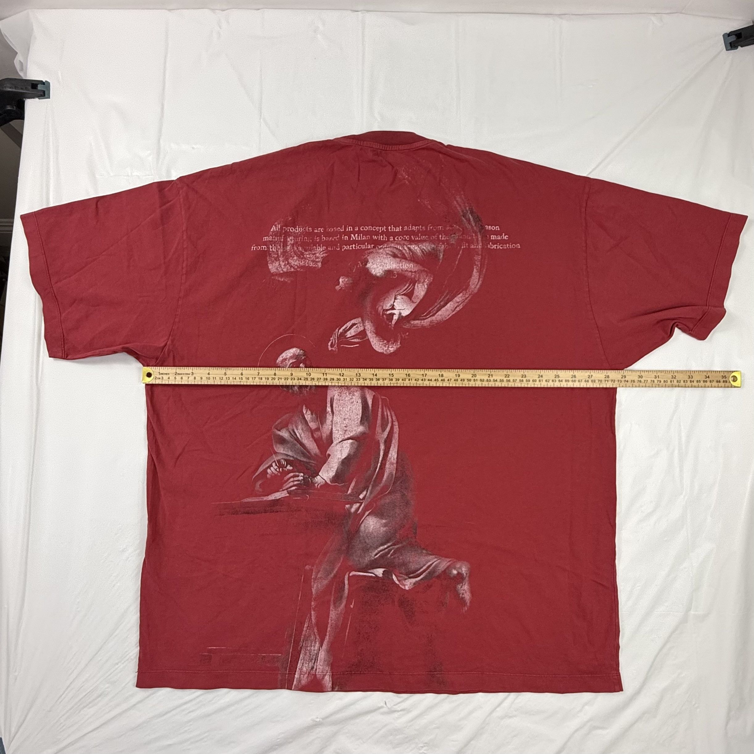 Off-White Off-White Caravaggio Graphic T-Shirt Oversized Mens XL Size US XL / EU 56 / 4 - 3 Thumbnail