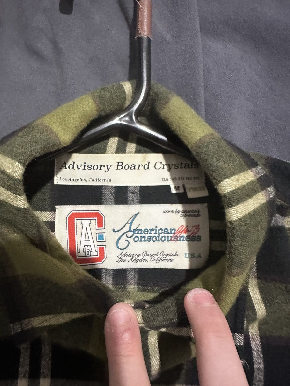 Advisory Board Crystals Narc Flannel Shirt Size US M / EU 48-50 / 2 - 4 Thumbnail