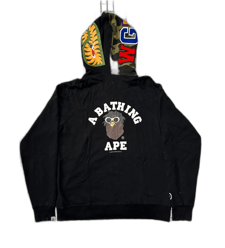 Bape Bape Shark Camouflage Hoodie XXL Limited Edition Size US XXL / EU 58 / 5 - 1 Thumbnail
