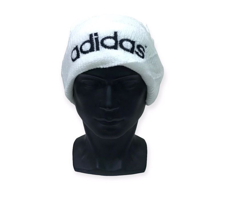 image of Vintage Adidas Spellout By Descente Beanie Hat, Men's