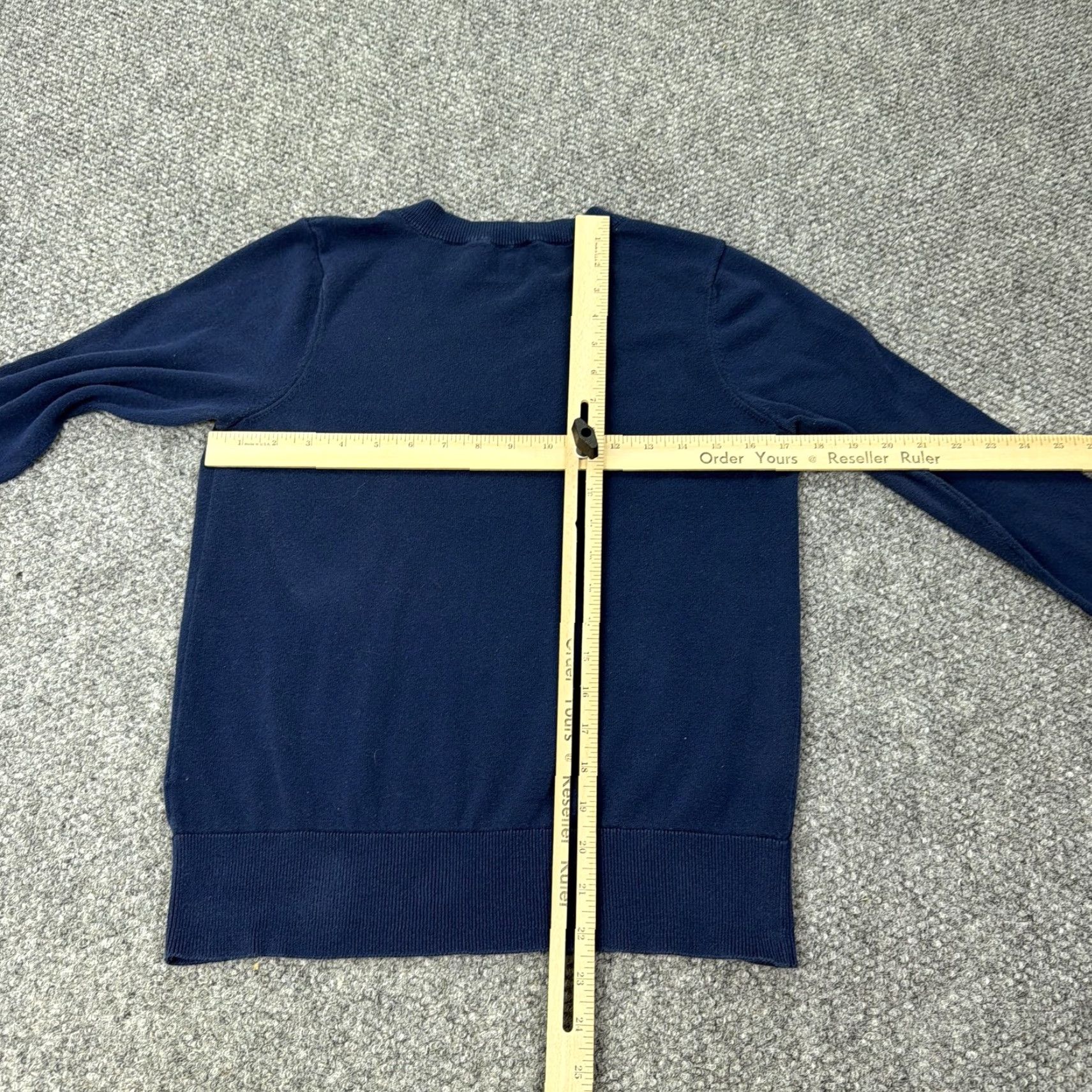 Vineyard Vines Vineyard Vines Sweater Womens XS Navy Blue V-Neck Cotton Logo Whale Size XS / US 0-2 / IT 36-38 - 7 Thumbnail