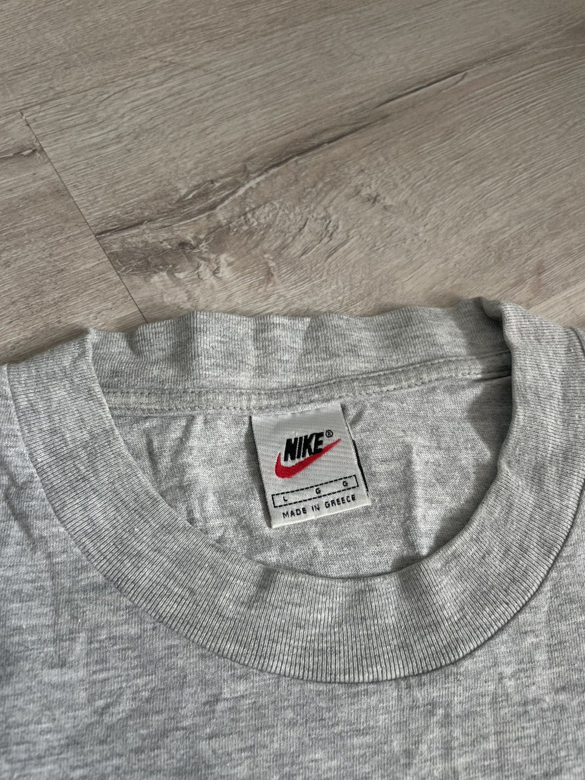 Nike × Vintage Vintage 90s Nike Just Do It Big Logo Swoosh Yellow Y2k Size US L / EU 52-54 / 3 - 6 Thumbnail