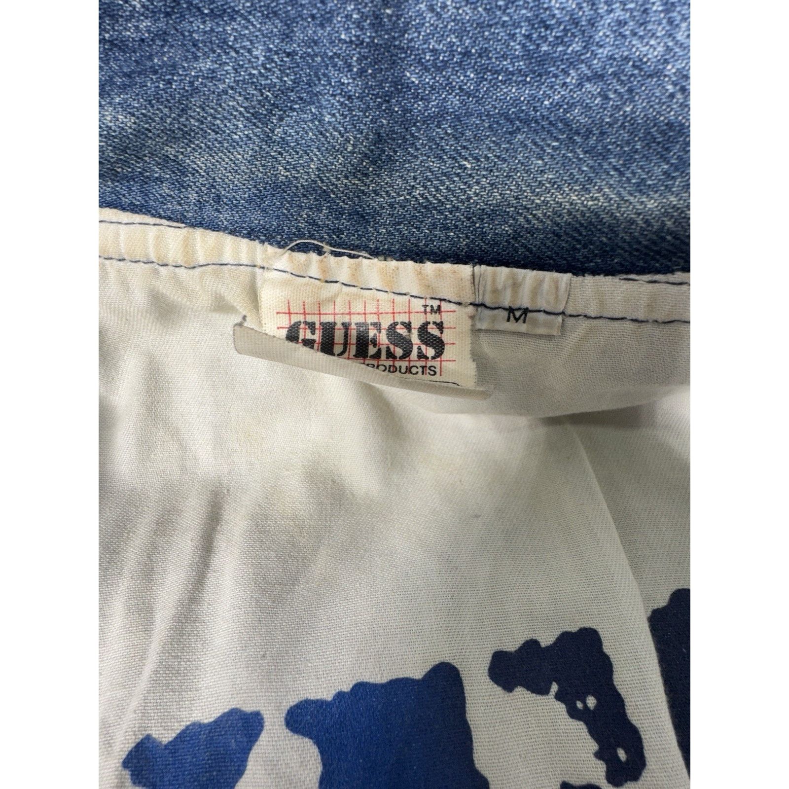 Guess Vintage Guess Georges Marciano Denim Vest Leather 80s Size M Size US M / EU 48-50 / 2 - 6 Thumbnail