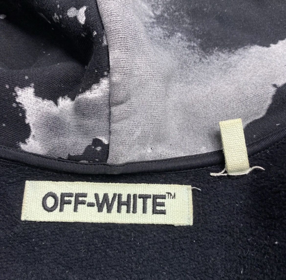 Off-White Liquid Spots Zip-Up Hoodie Size US XS / EU 42 / 0 - 3 Thumbnail