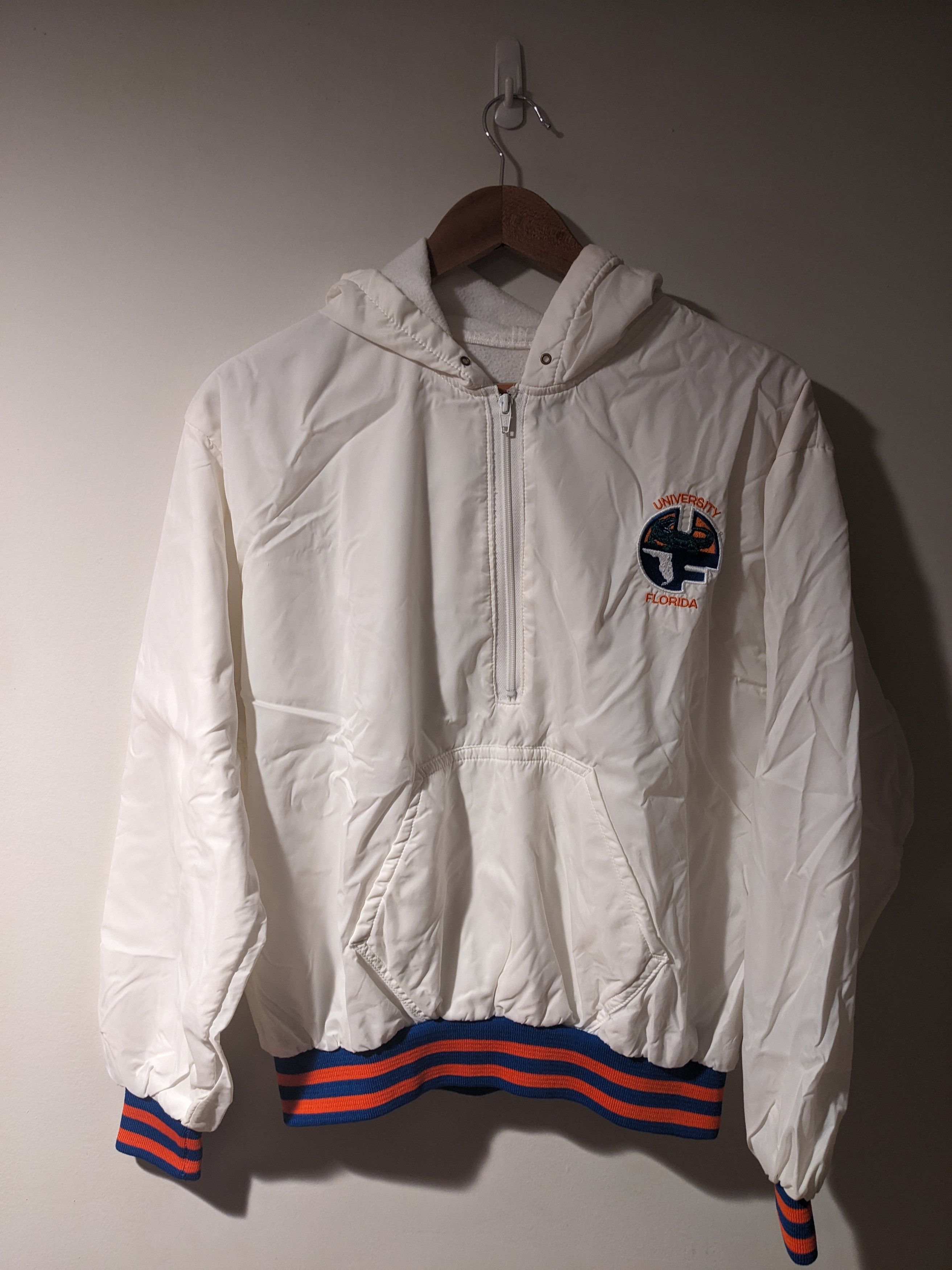 NFL × Vintage Vintage 80s University of Florida Gator Half Zip Windbreaker Size US L / EU 52-54 / 3 - 4 Thumbnail