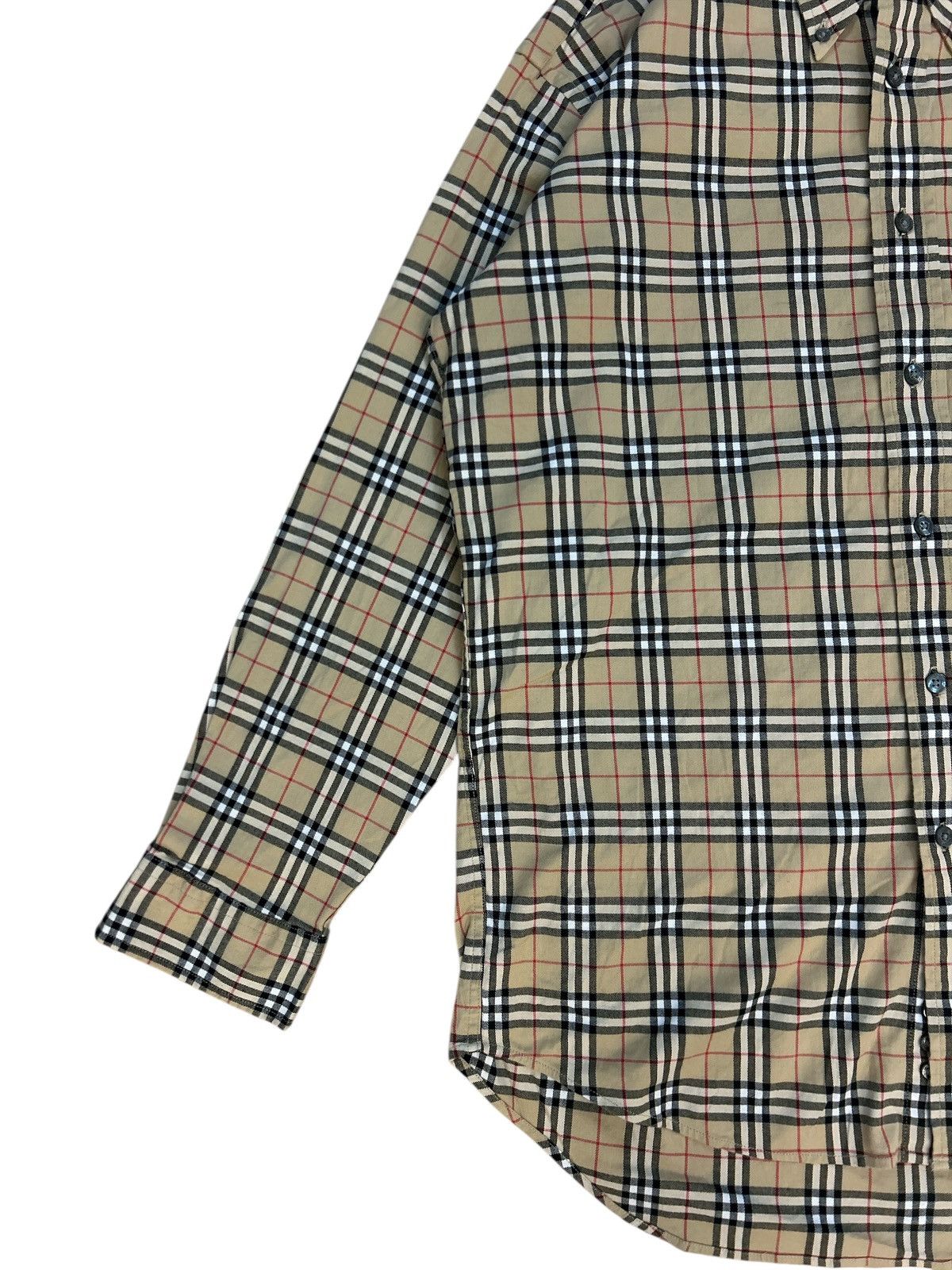 Burberry 👔 Classic Burberry London Nova Check Flannel Shirt Size US M / EU 48-50 / 2 - 4 Thumbnail