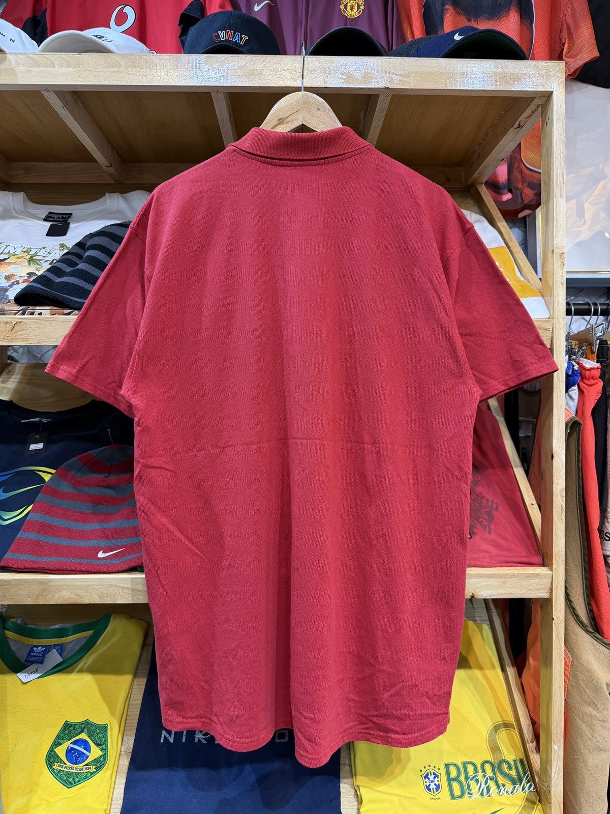 Nike Vintage Nike Total 90 Logo Polo Shirt Size US XL / EU 56 / 4 - 2 Thumbnail