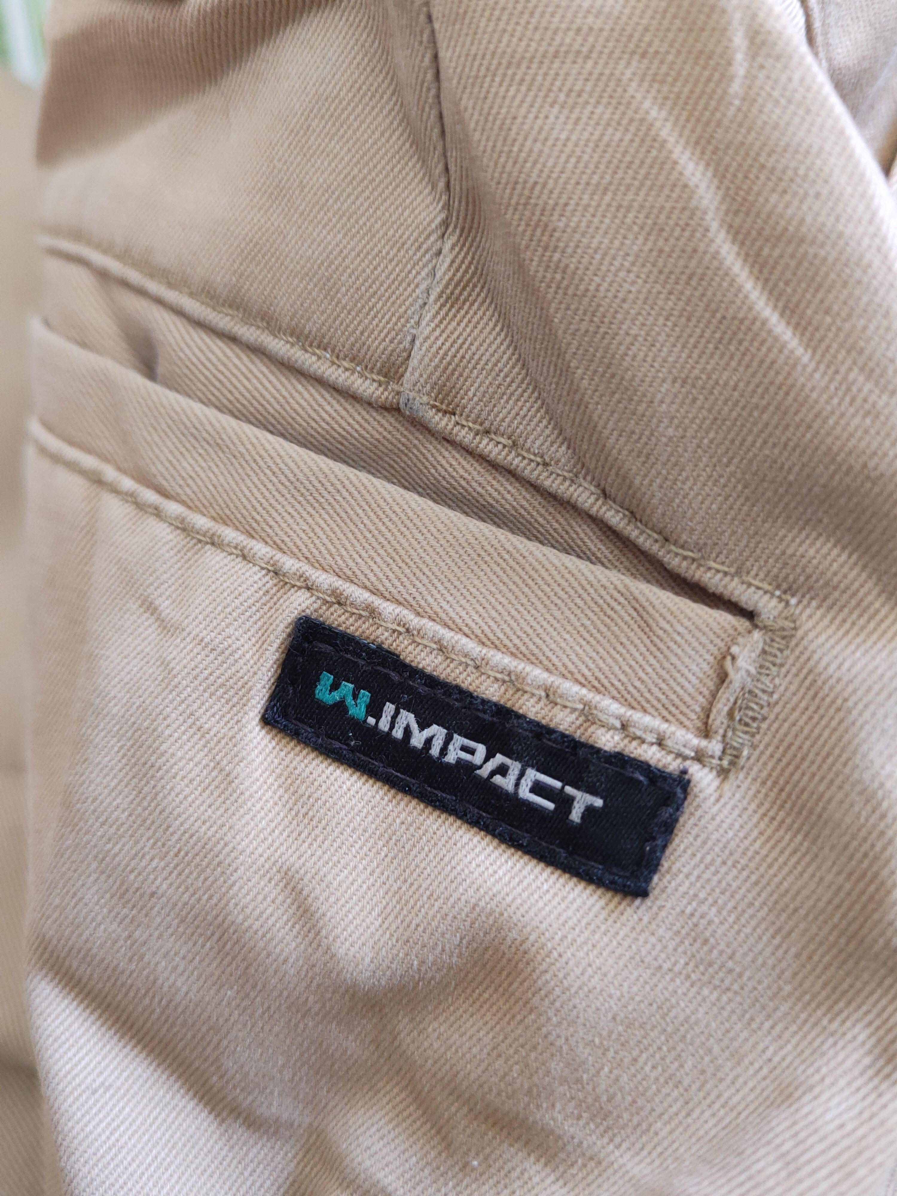 Japanese Brand W.Impact Brown Multipocket Tactical Cargo Pants #S2486 Size US 33 - 14 Thumbnail