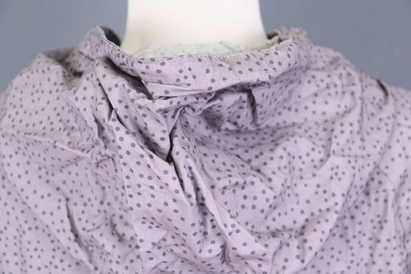 Designer Gudrun Sjoden Gray Dotted Lagenlook Lightweight Coat Size XL Size XL / US 12-14 / IT 48-50 - 12 Thumbnail