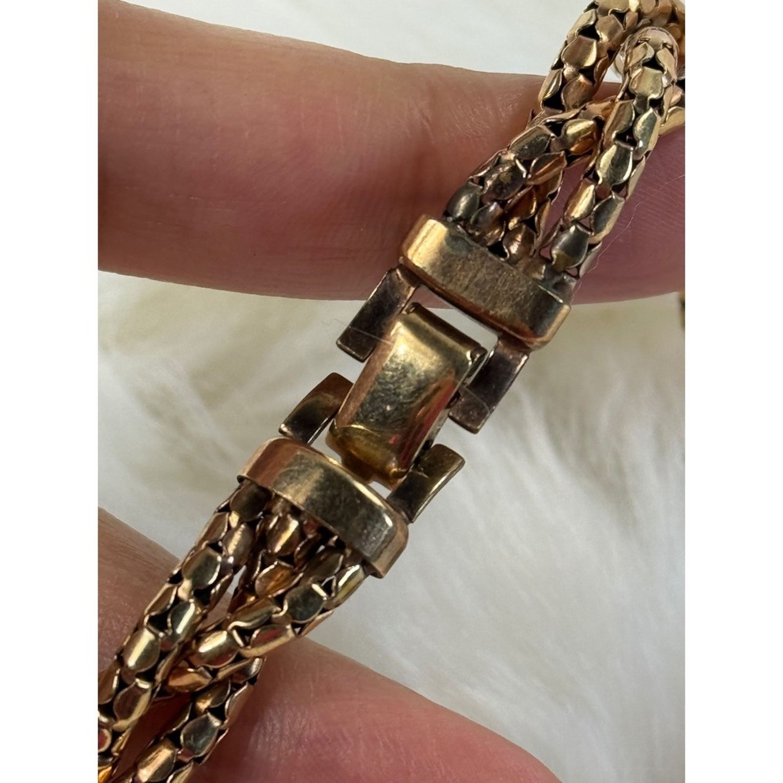 & Other Stories Bigney 12kt vtg Gold Filled Braided Choker Necklace Size ONE SIZE - 9 Thumbnail