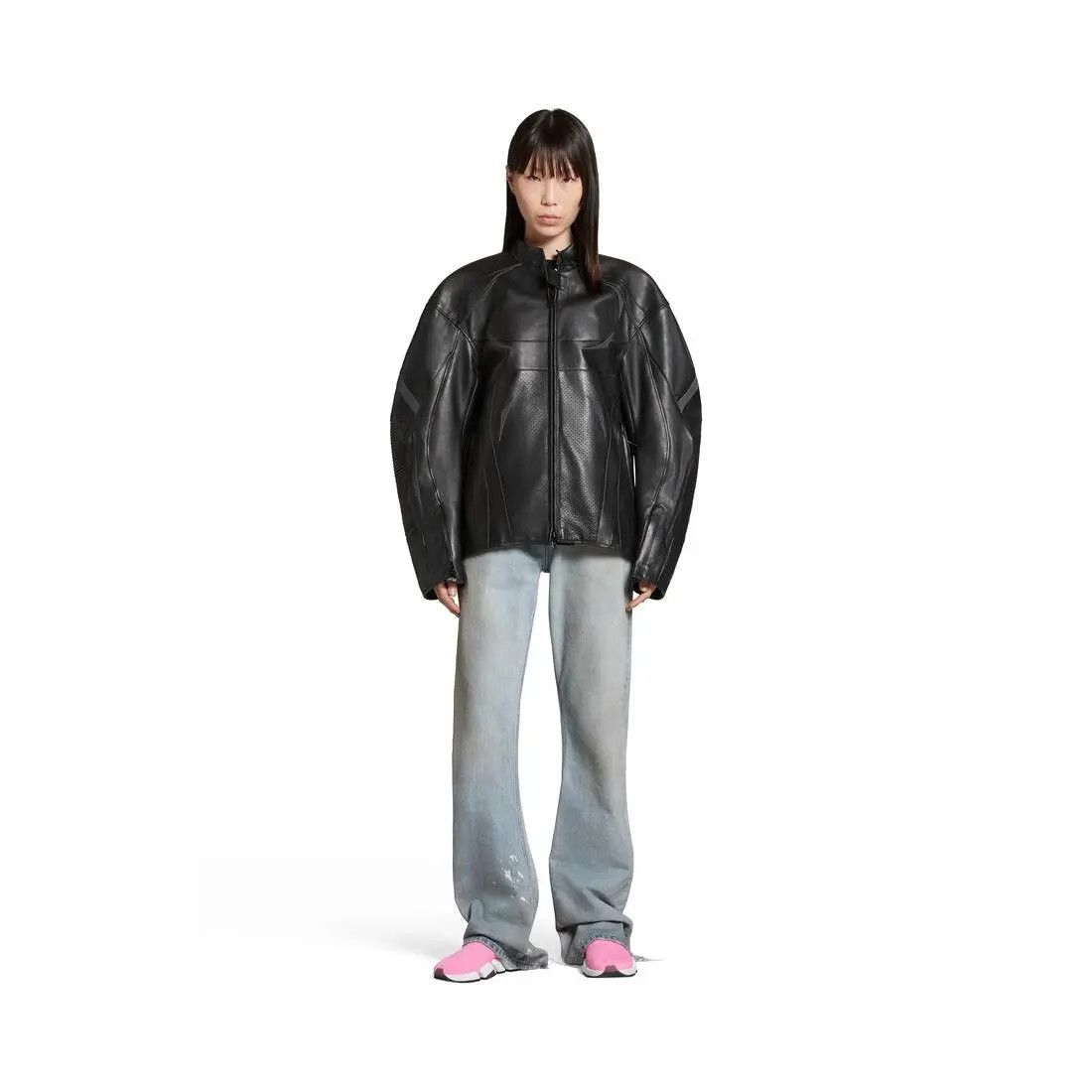 Balenciaga o1in1g1225 Speed 2.0 Clear Sole Recycled Knit Sneakers Size US 6 / IT 36 - 6 Thumbnail