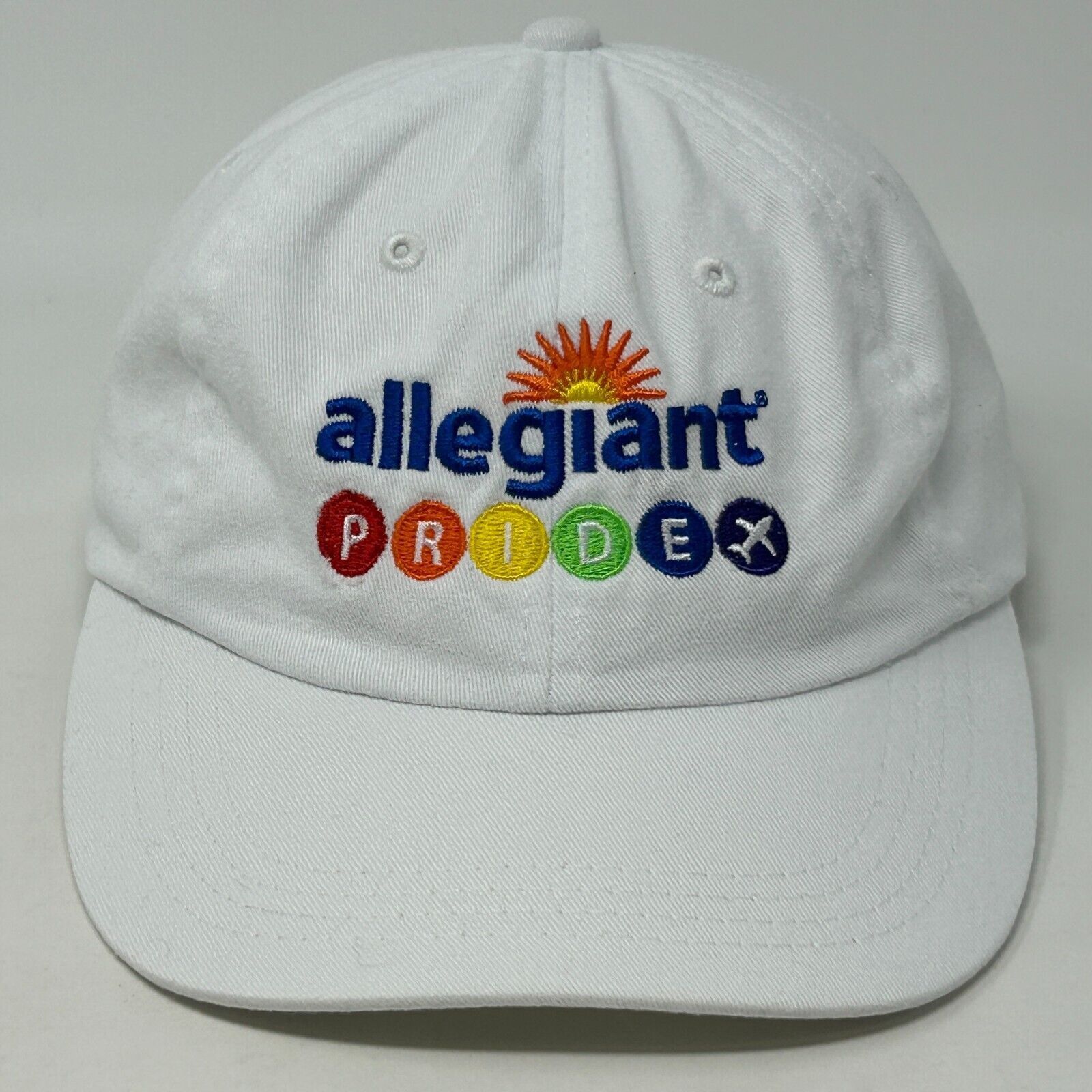Vintage Allegiant Air Gay Pride Hat Baseball Cap LGBTQ Airlines Size ONE SIZE - 1 Thumbnail