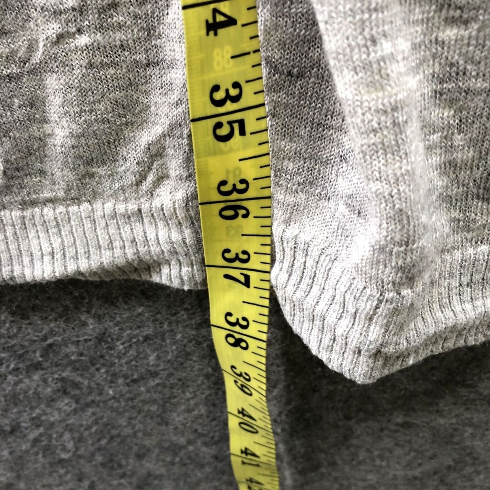 Uniqlo Uniqlo Cardigan Womens L Gray Longline Long Open Front Knit Size L / US 10 / IT 46 - 7 Thumbnail