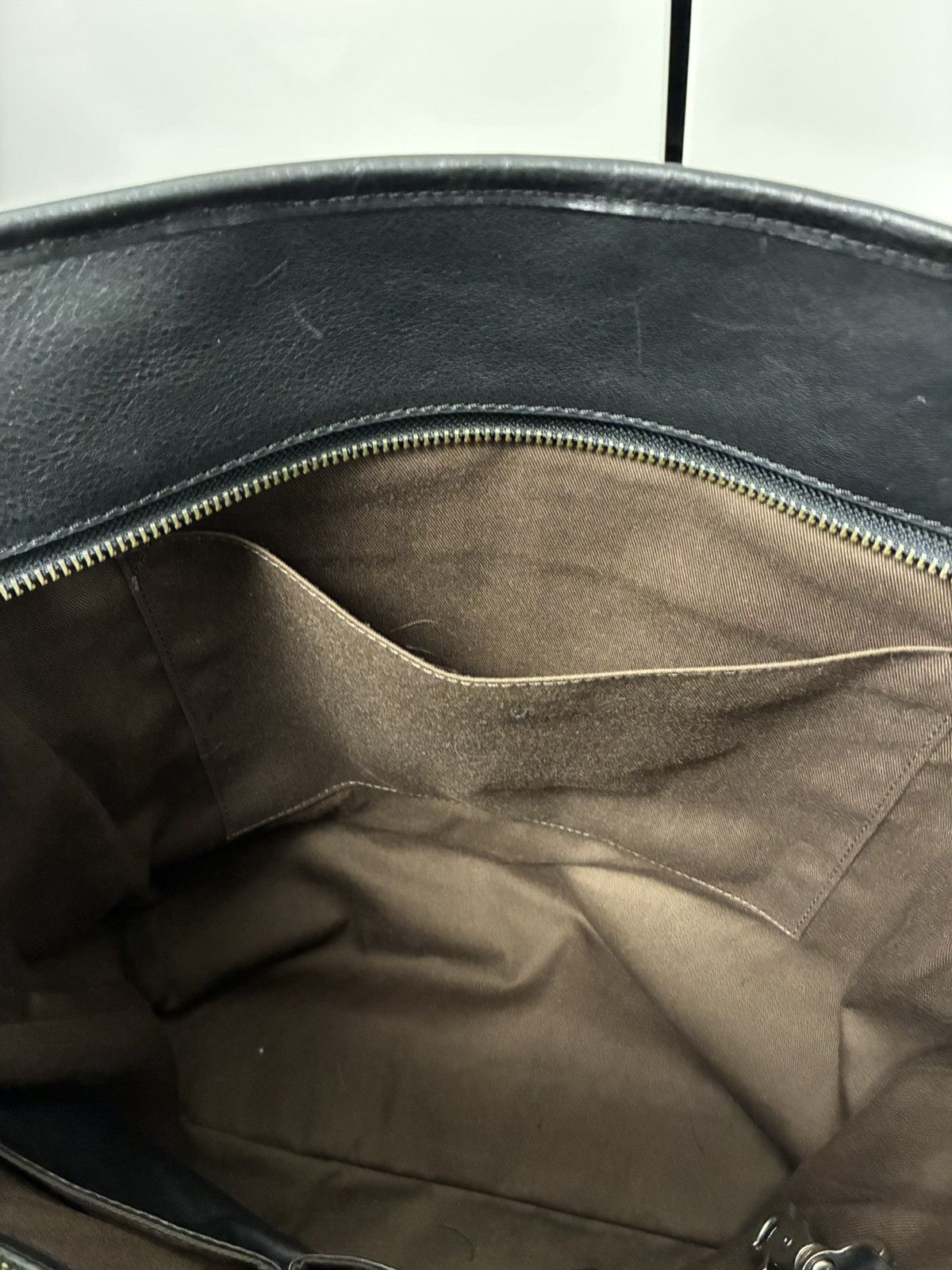 John Varvatos Skull Buckle Leather Bag W Strap. Size ONE SIZE - 17 Thumbnail