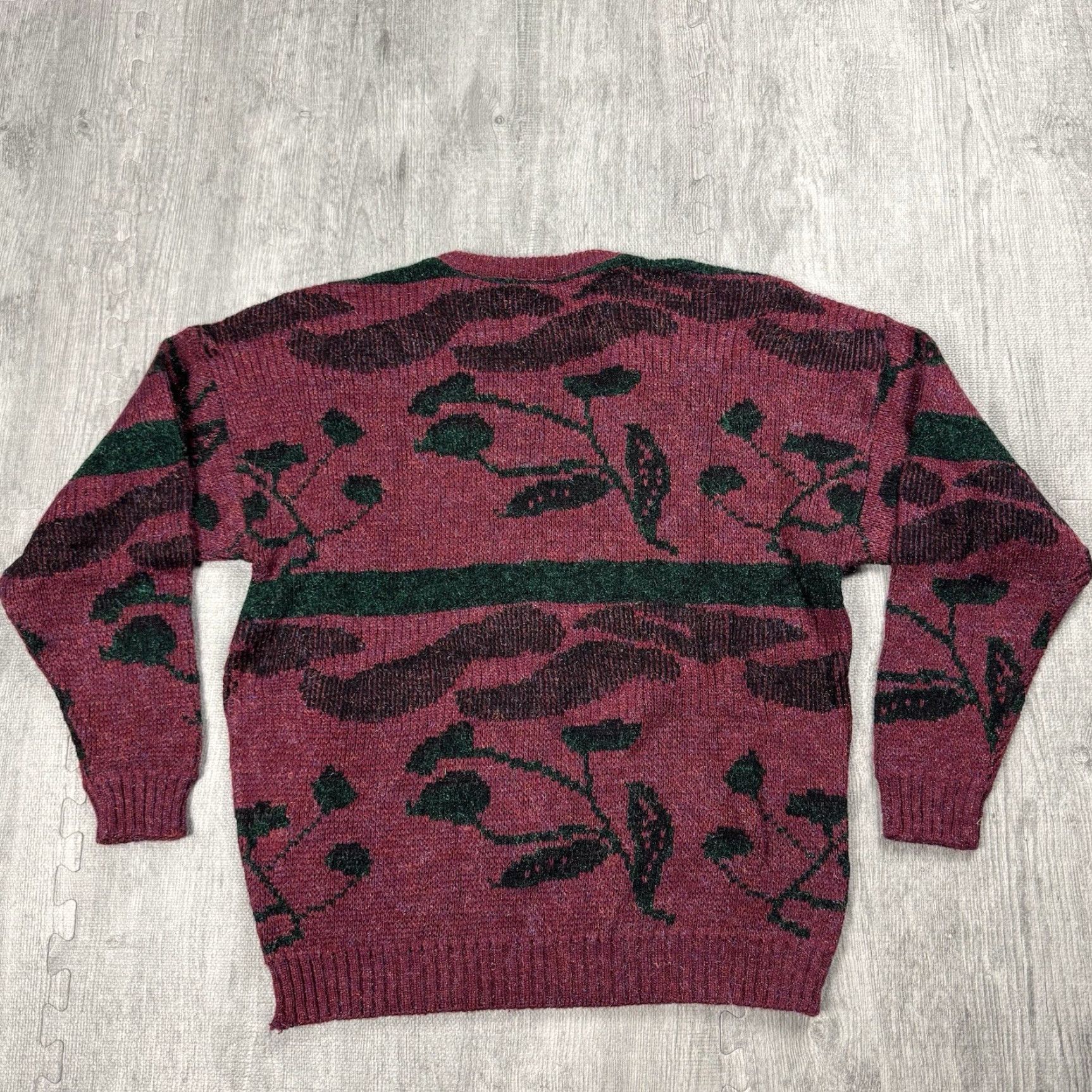 Prince VTG Prince Bellini Sweater Pullover Knit Multicolor 90s 80s Funky Zig Zag Long Sleeve Mens XL Size US L / EU 52-54 / 3 - 4 Thumbnail