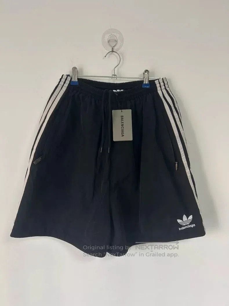 Balenciaga Balenciaga Adidas Collaboration Black Shorts with Logo. Size US 44 / EU 60 - 1 Thumbnail