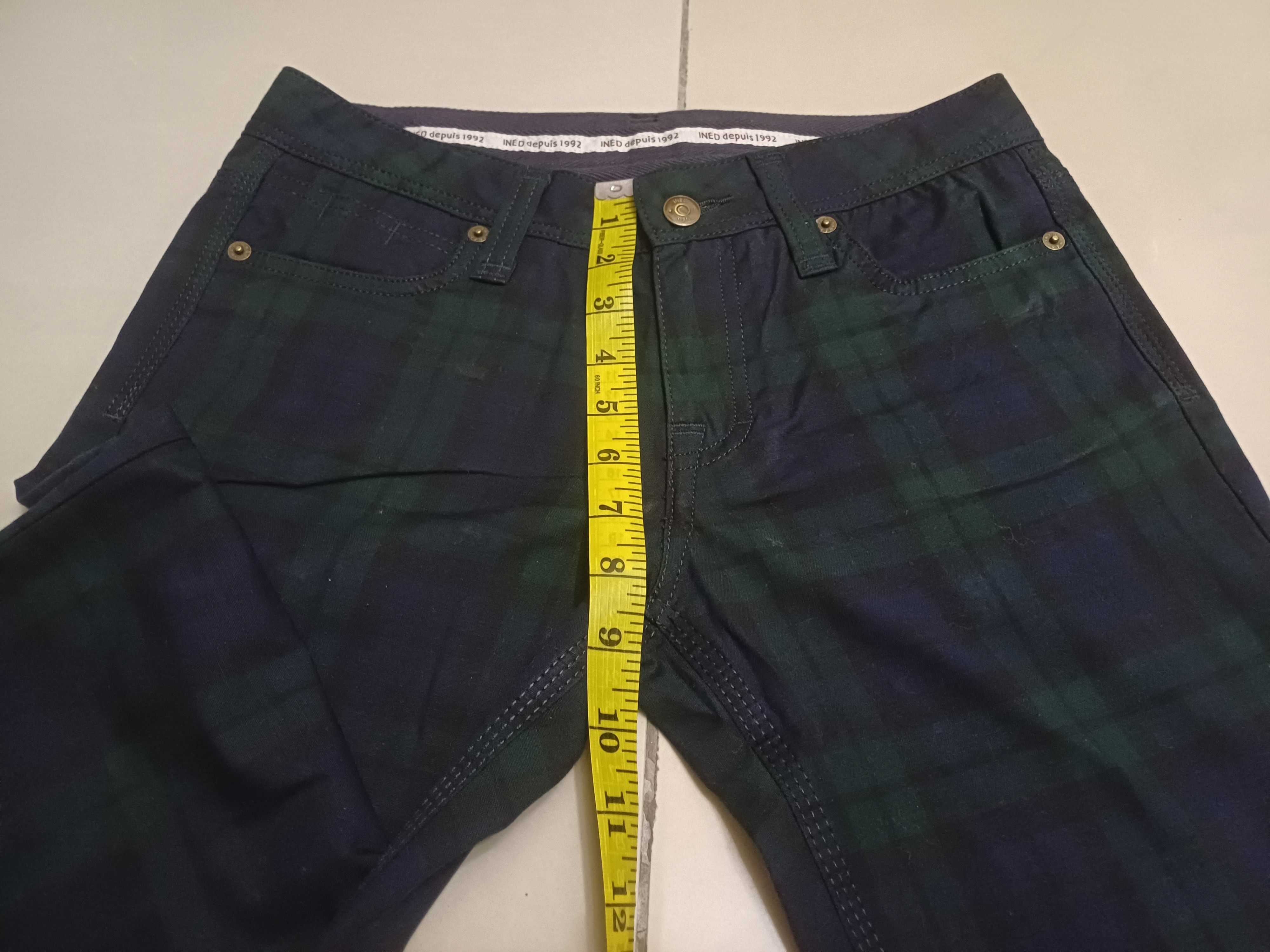 Designer × Japanese Brand × Yohji Yamamoto Awesome Ined skiny pants, plaid design 🔥🔥 Size 28" / US 6 / IT 42 - 8 Thumbnail