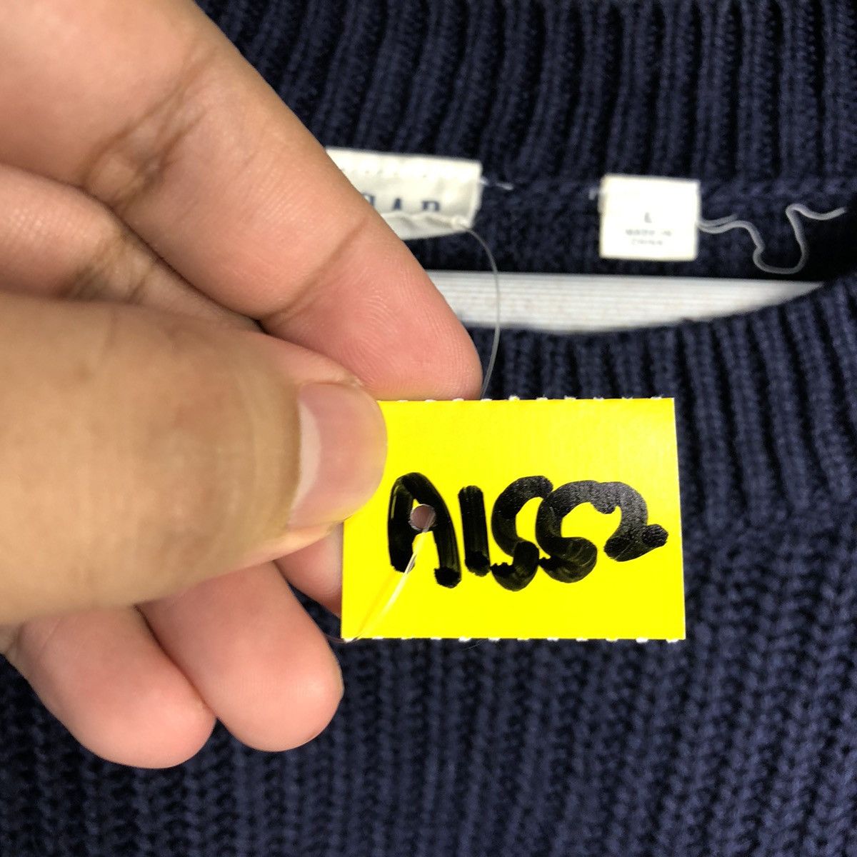 Gap Gap Dark Blue Knitwear #A1552 Size US L / EU 52-54 / 3 - 11 Thumbnail