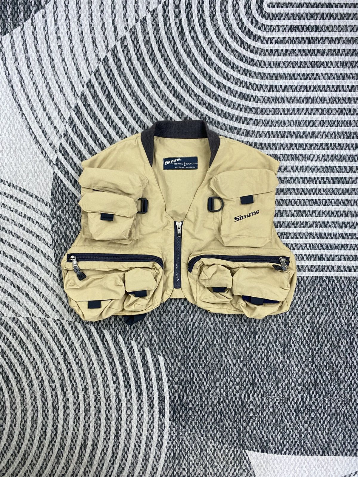Simms Vintage Simms Multi pocket Fly Fishing Guide Vest Size US M / EU 48-50 / 2 - 1 Thumbnail