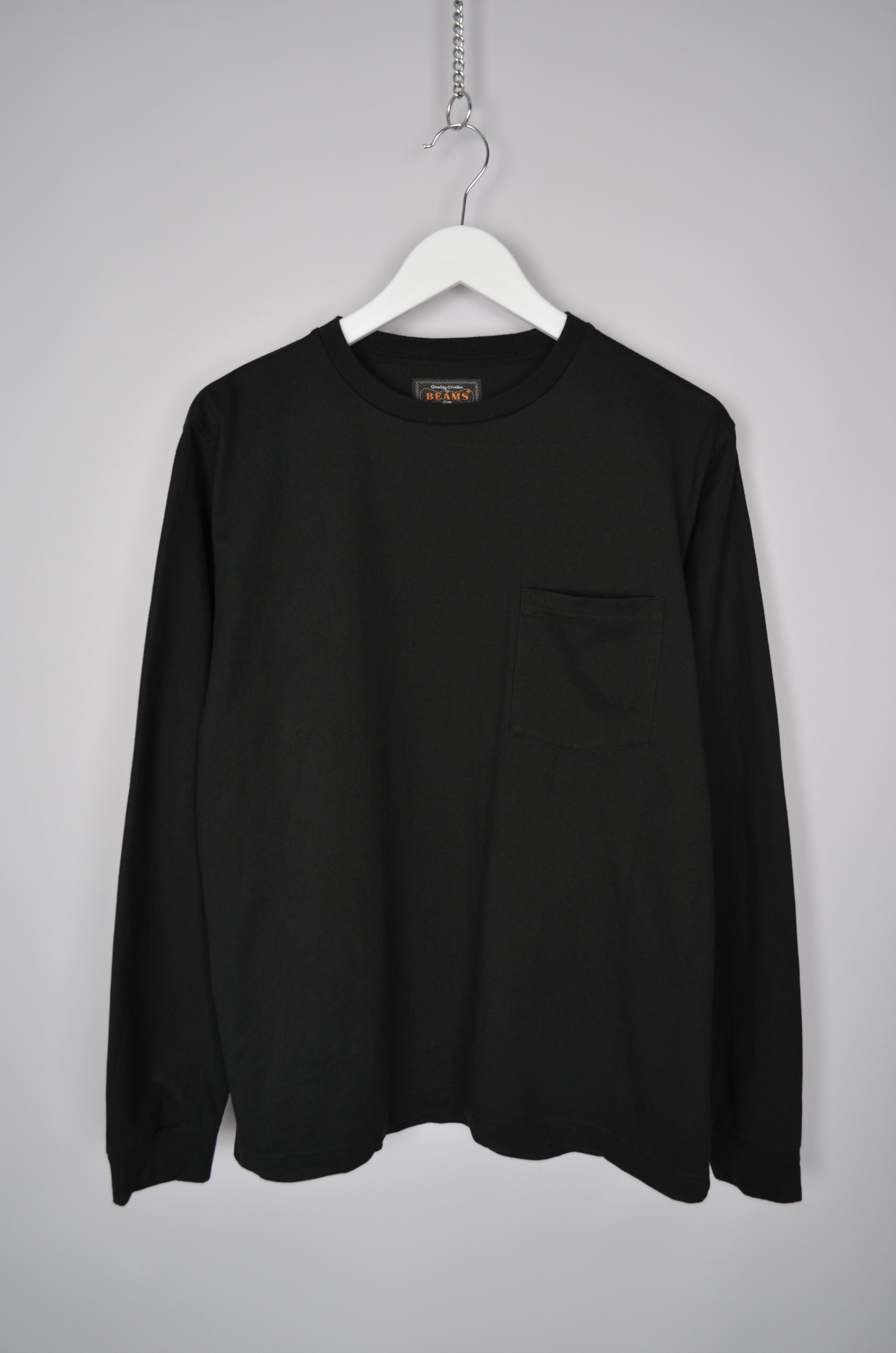 Beams Plus × Japanese Brand Beams Plus Long Sleeve Black Pocket Tee T Shirt Size M Japan Size US M / EU 48-50 / 2 - 1 Thumbnail