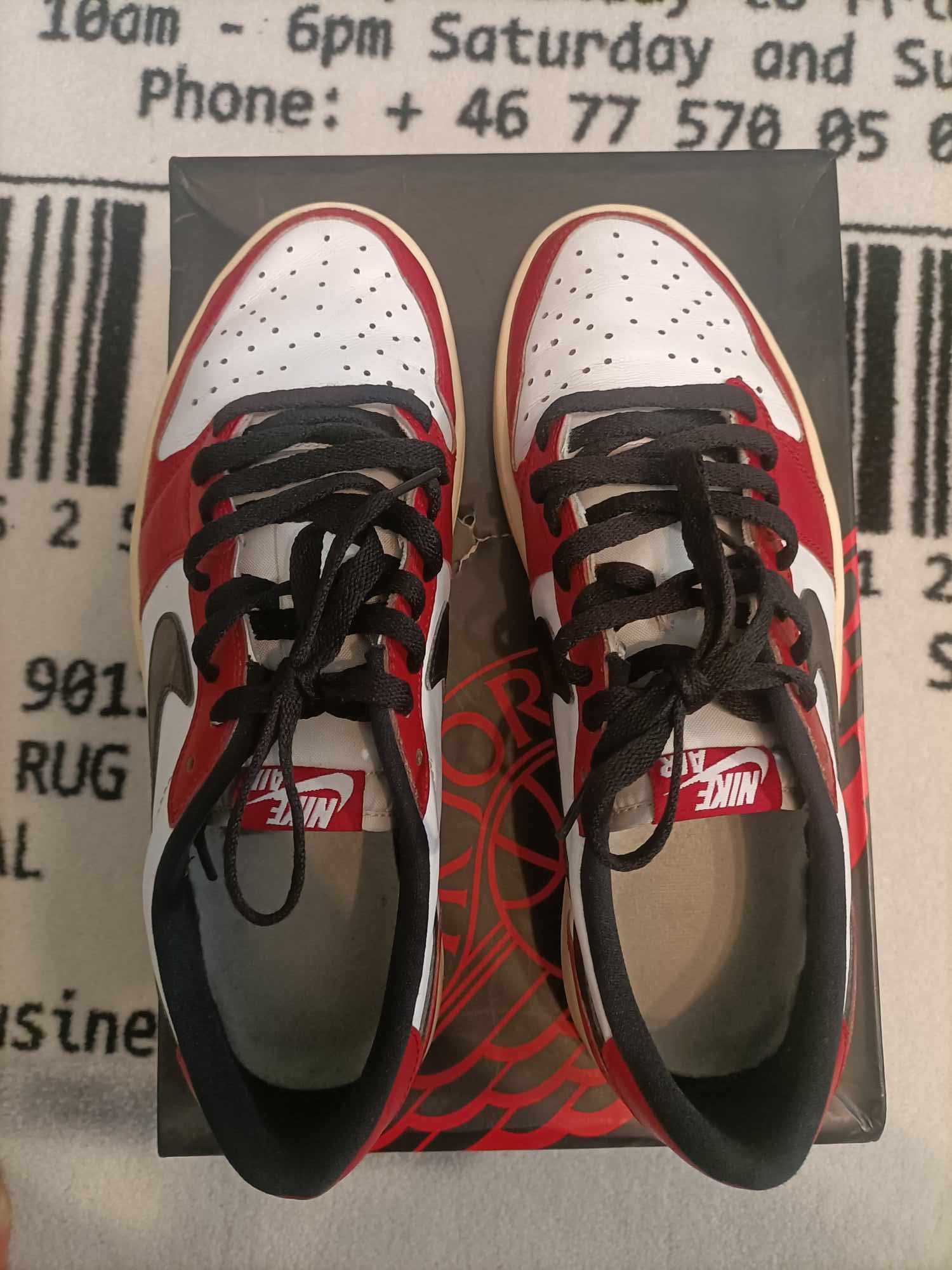 Nike Air Jordan 1 Low Chicago 2016 US10,5 EU44,5 Size US 10.5 / EU 43-44 - 6 Thumbnail