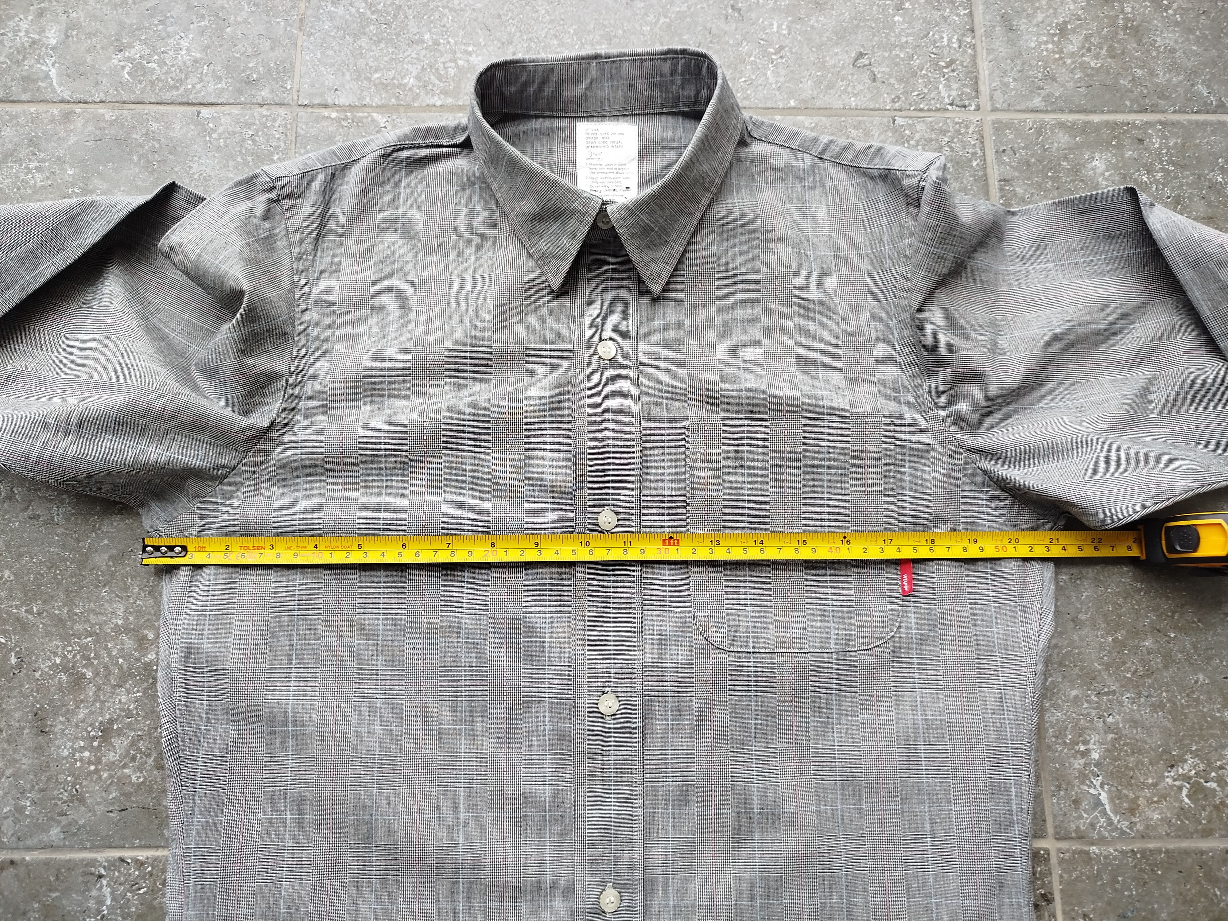 Wtaps Neighborhood Shirt Long Sleeve Glen Check Vintage Size M Size US M / EU 48-50 / 2 - 11 Thumbnail