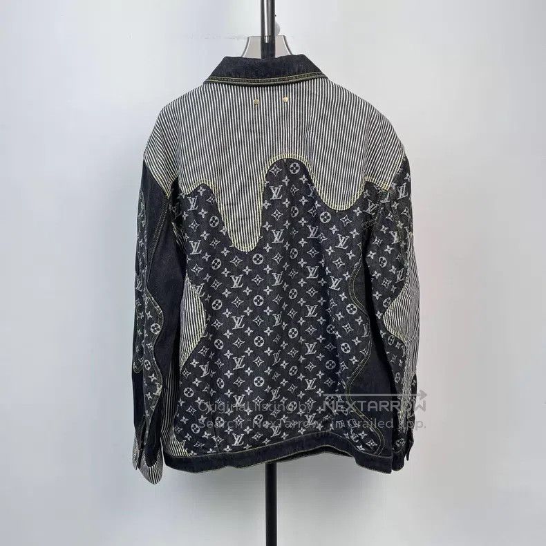 Louis Vuitton Louis Vuitton Nigo Full Print Patchwork Full Logo Black De Size US M / EU 48-50 / 2 - 2 Thumbnail