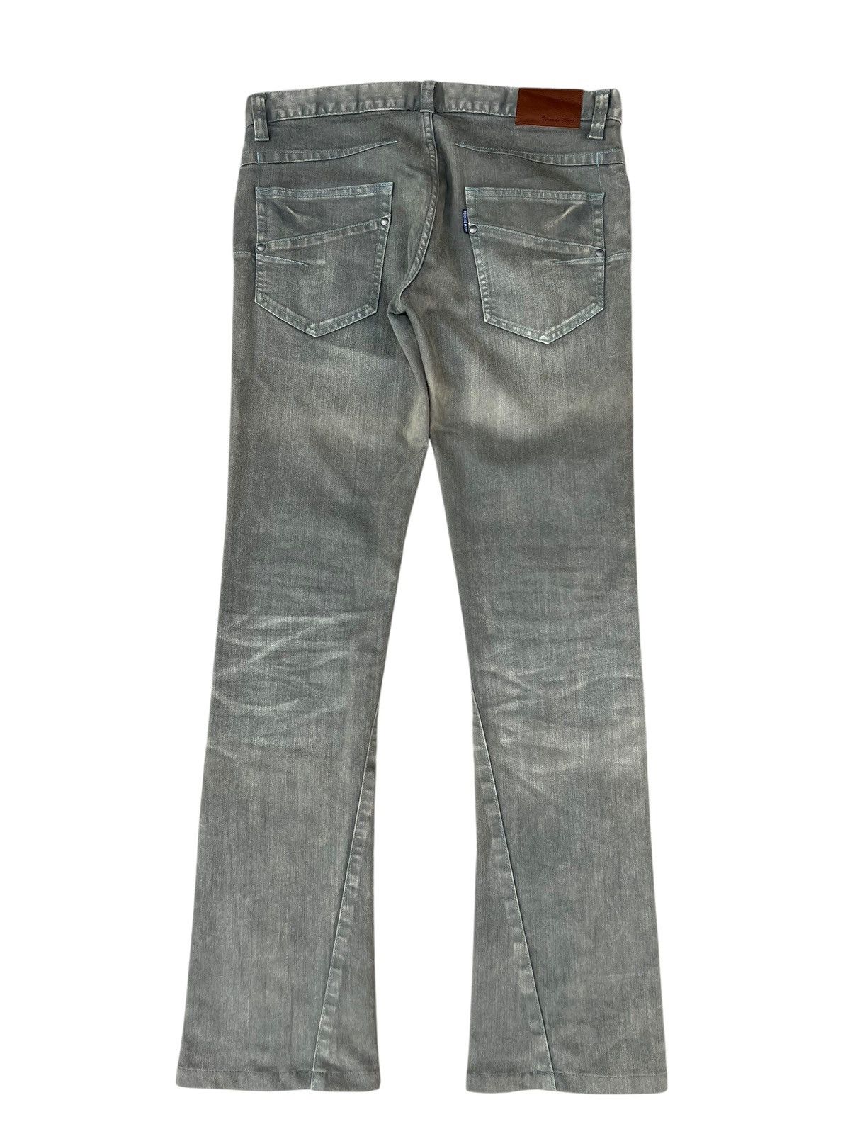 Tornado Mart Moss Wash Tornado Mart Faded Stretch Flare Pant Size US 31 - 14 Thumbnail