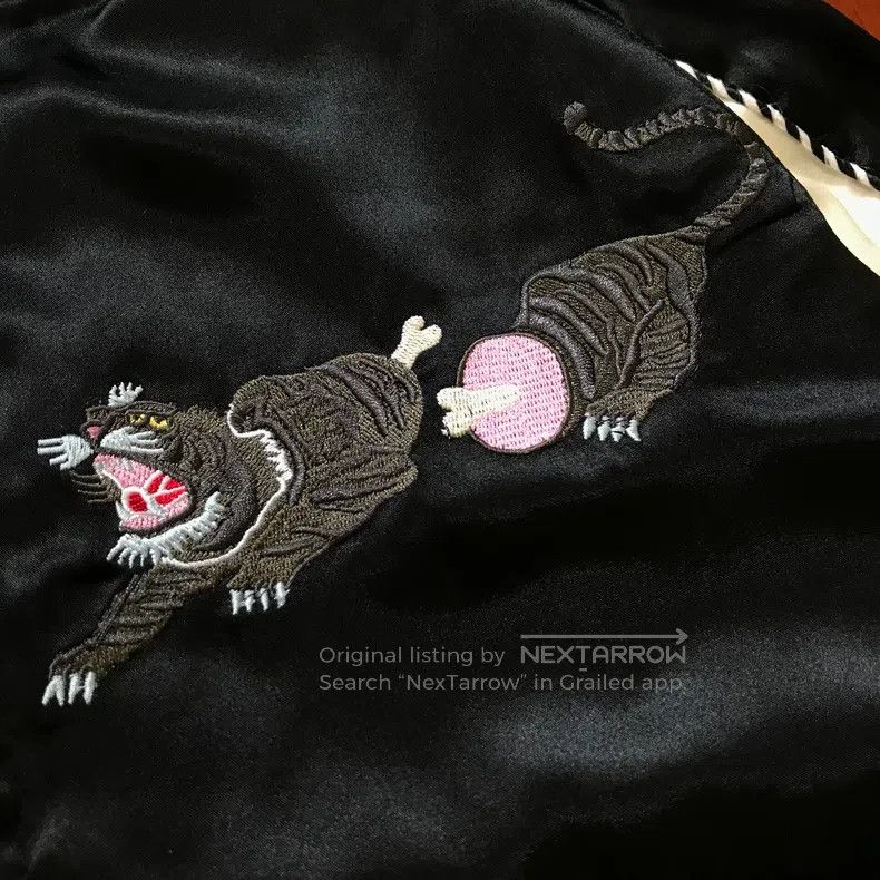 Undercover Undercover Tiger Embroidered Yokosuka Satin Jacket Size US M / EU 48-50 / 2 - 3 Thumbnail