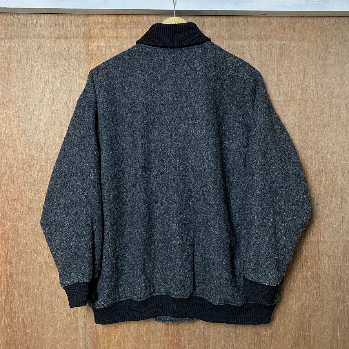 Designer × Japanese Brand Java Wool Jackets Unique Collar Size US L / EU 52-54 / 3 - 2 Thumbnail